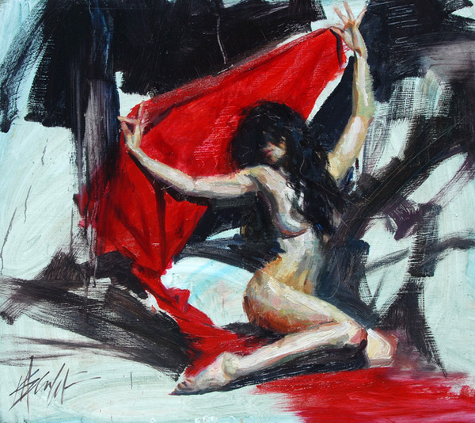 Red Veil by Henry Asencio