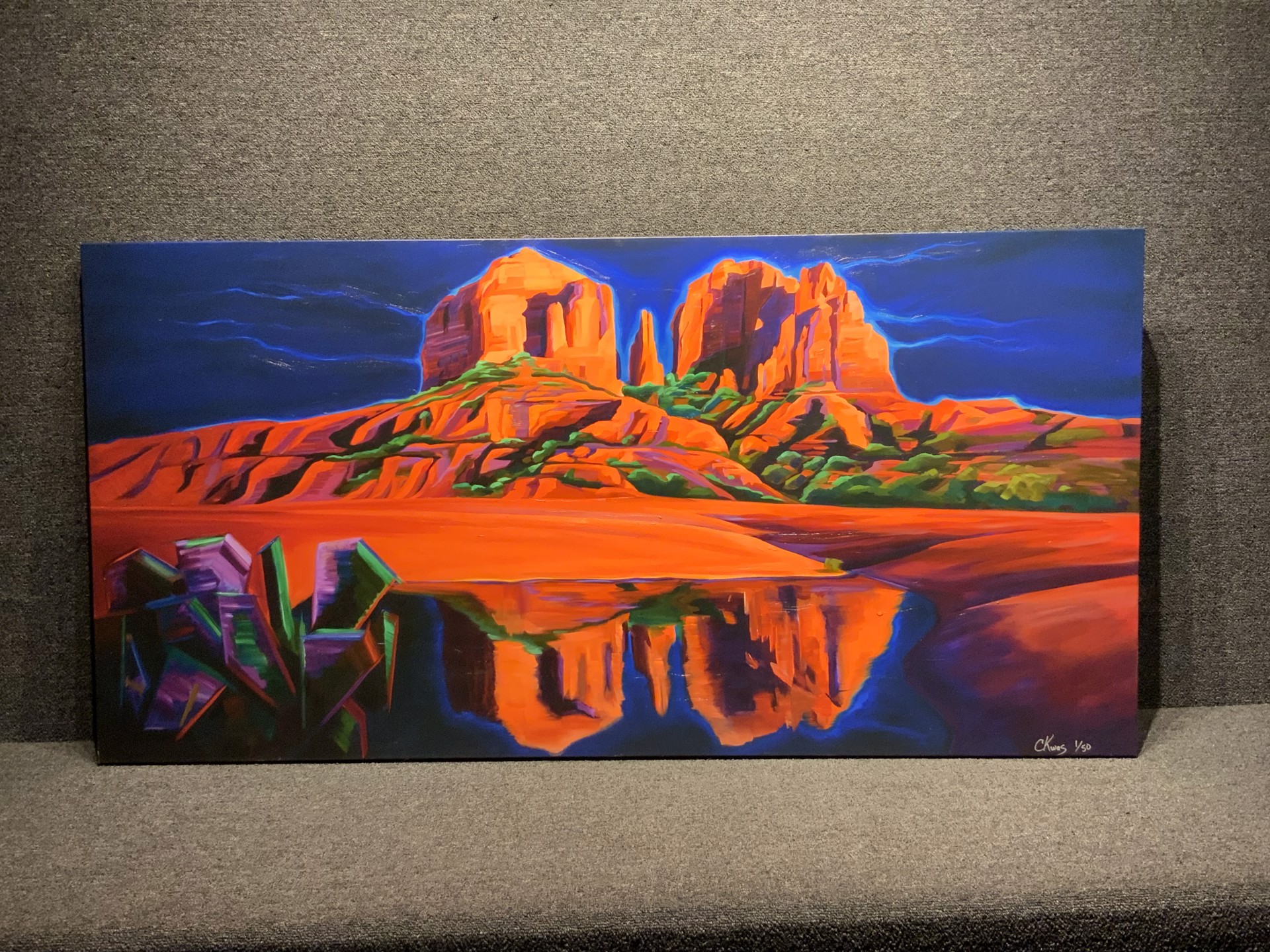 Cathedral Rock Giclee by Caroline Kwas