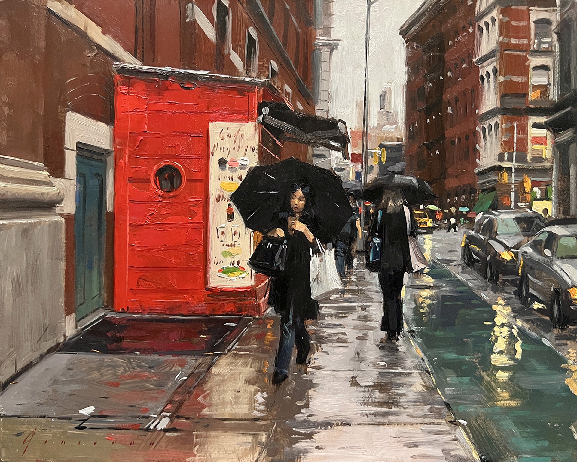 Rainy Day in SoHo by Vincent Giarrano