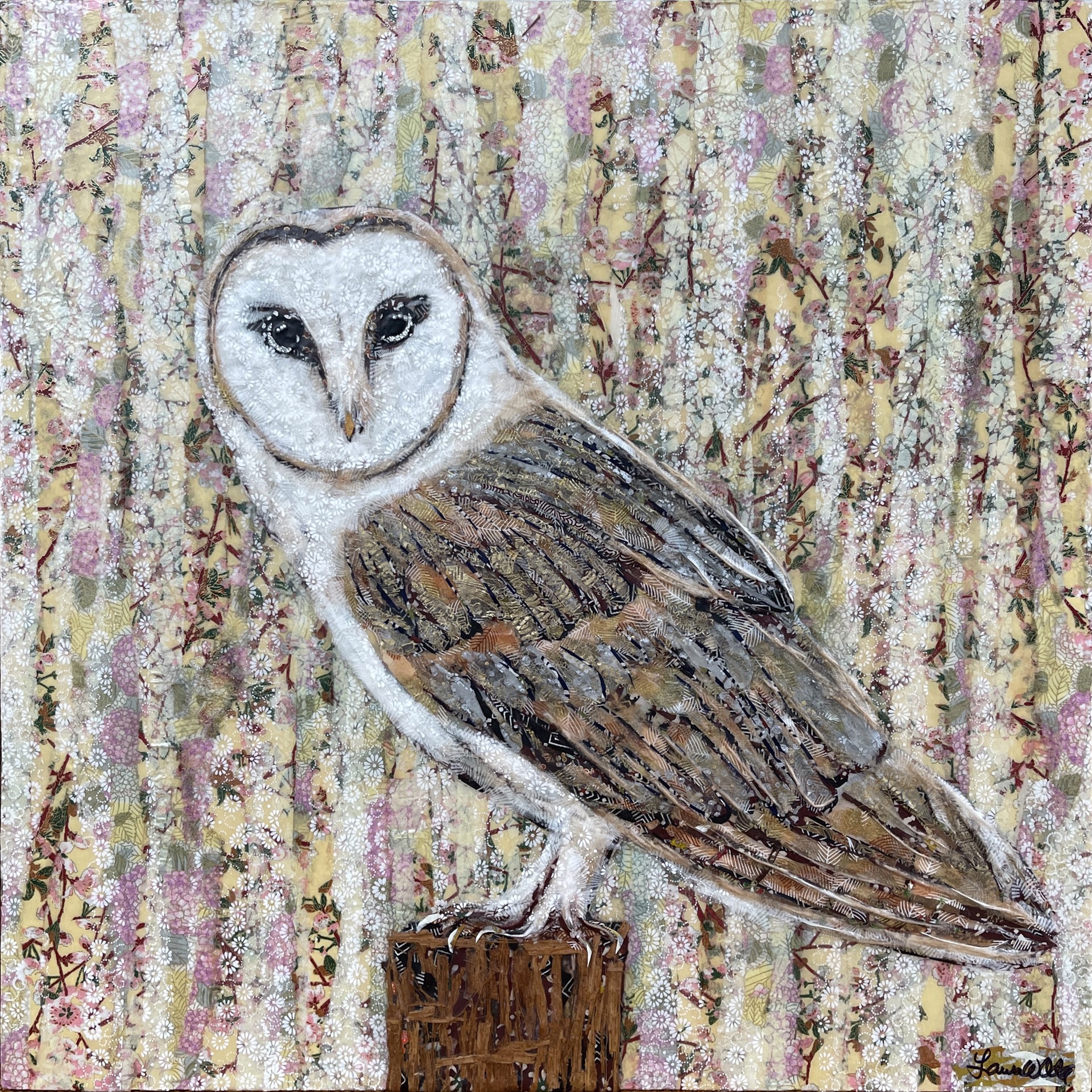 Barn Owl I by Laura Adams