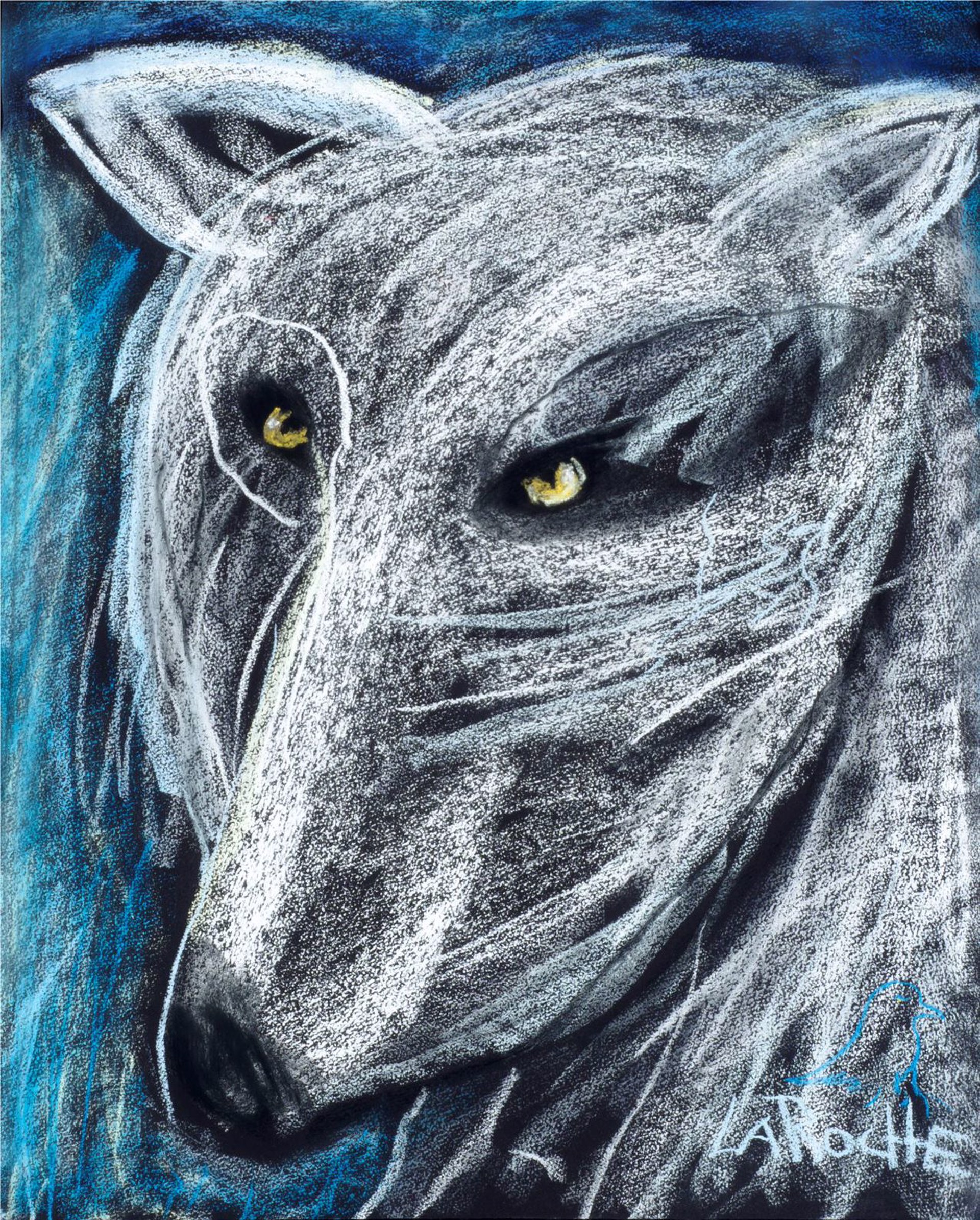 Wild Grey Wolf by Carole LaRoche