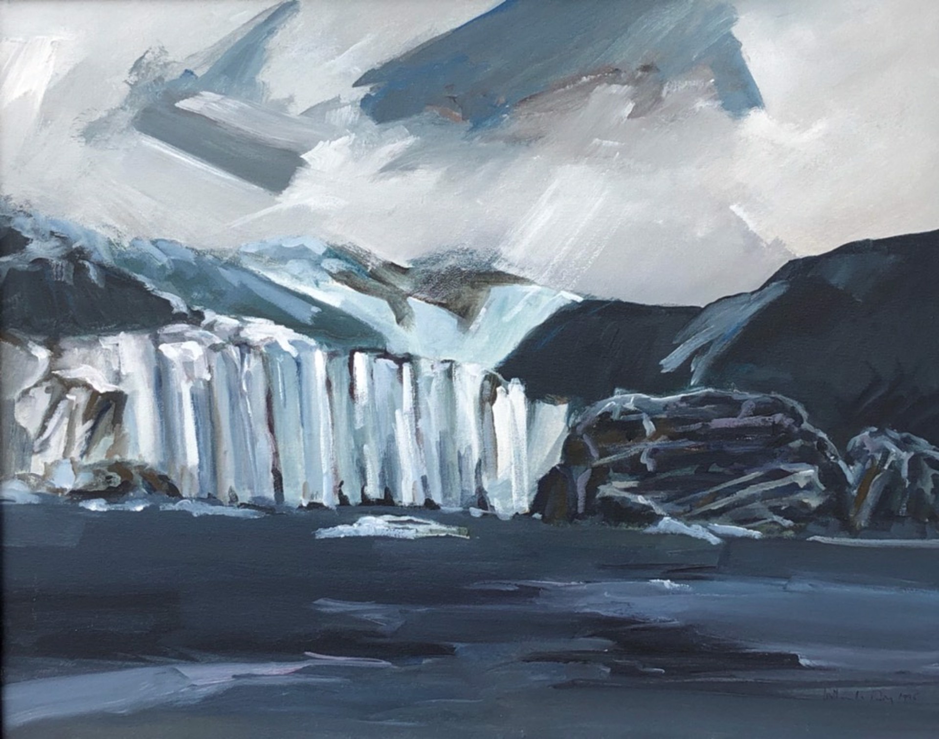 Glacier Edge by William Crosby - Alaskan Work
