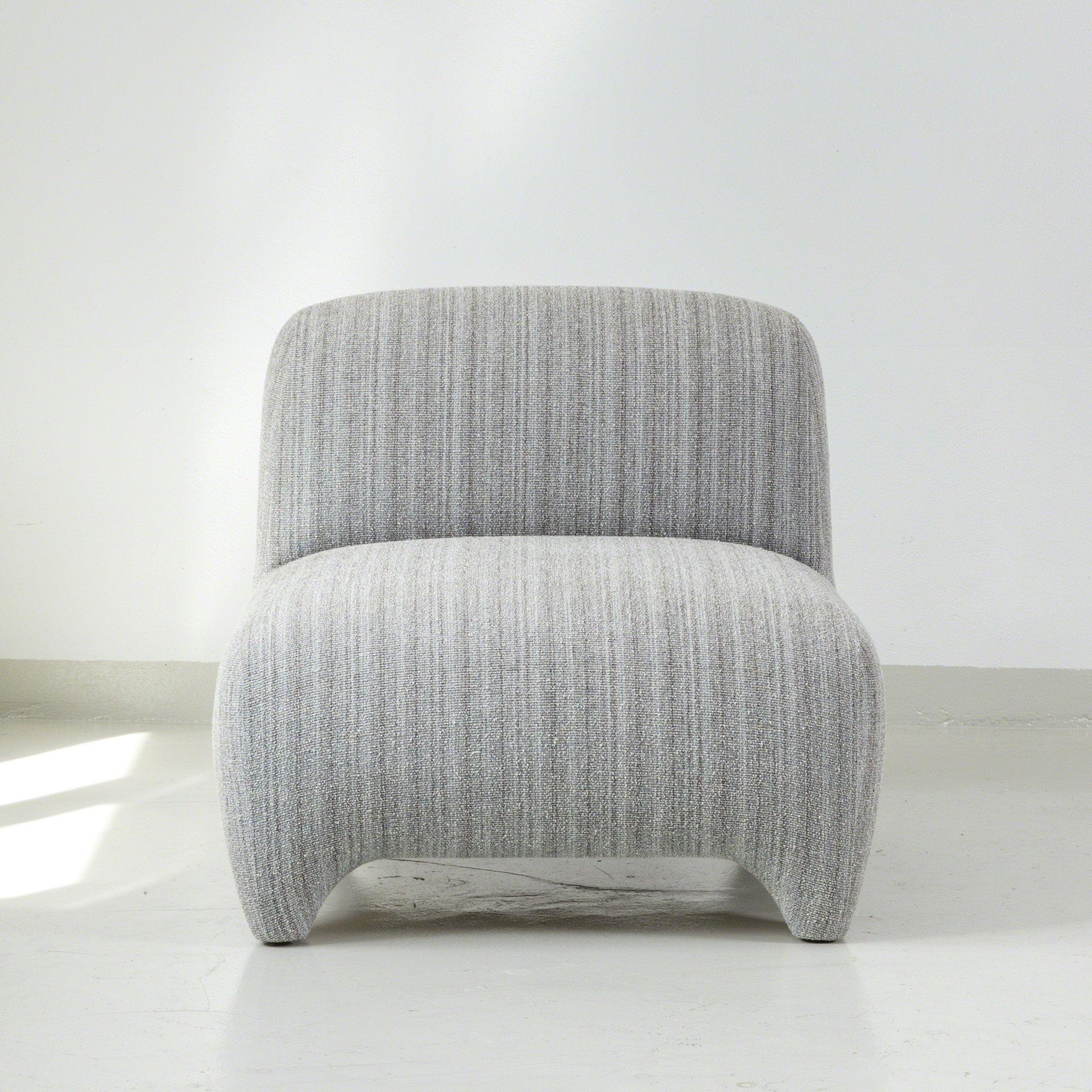 Slipper chair and ottoman by Tinatin Kilaberidze