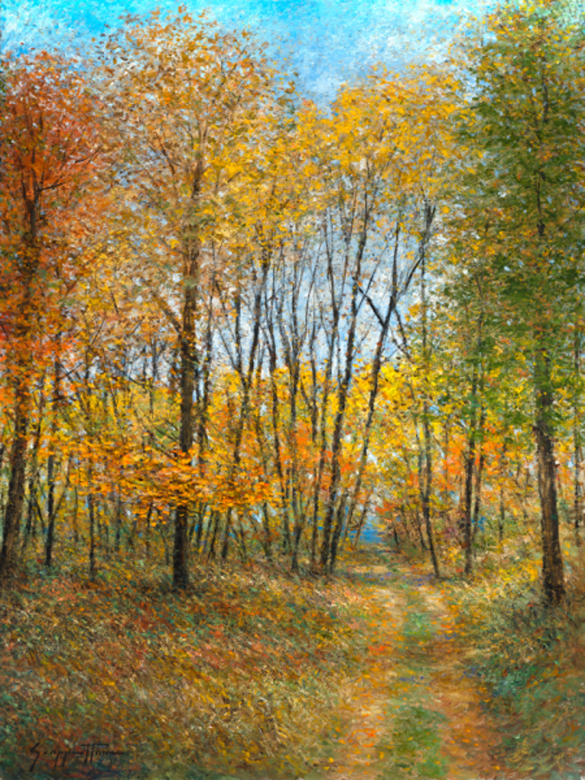 The Fall Trail (AP) by James Scoppettone