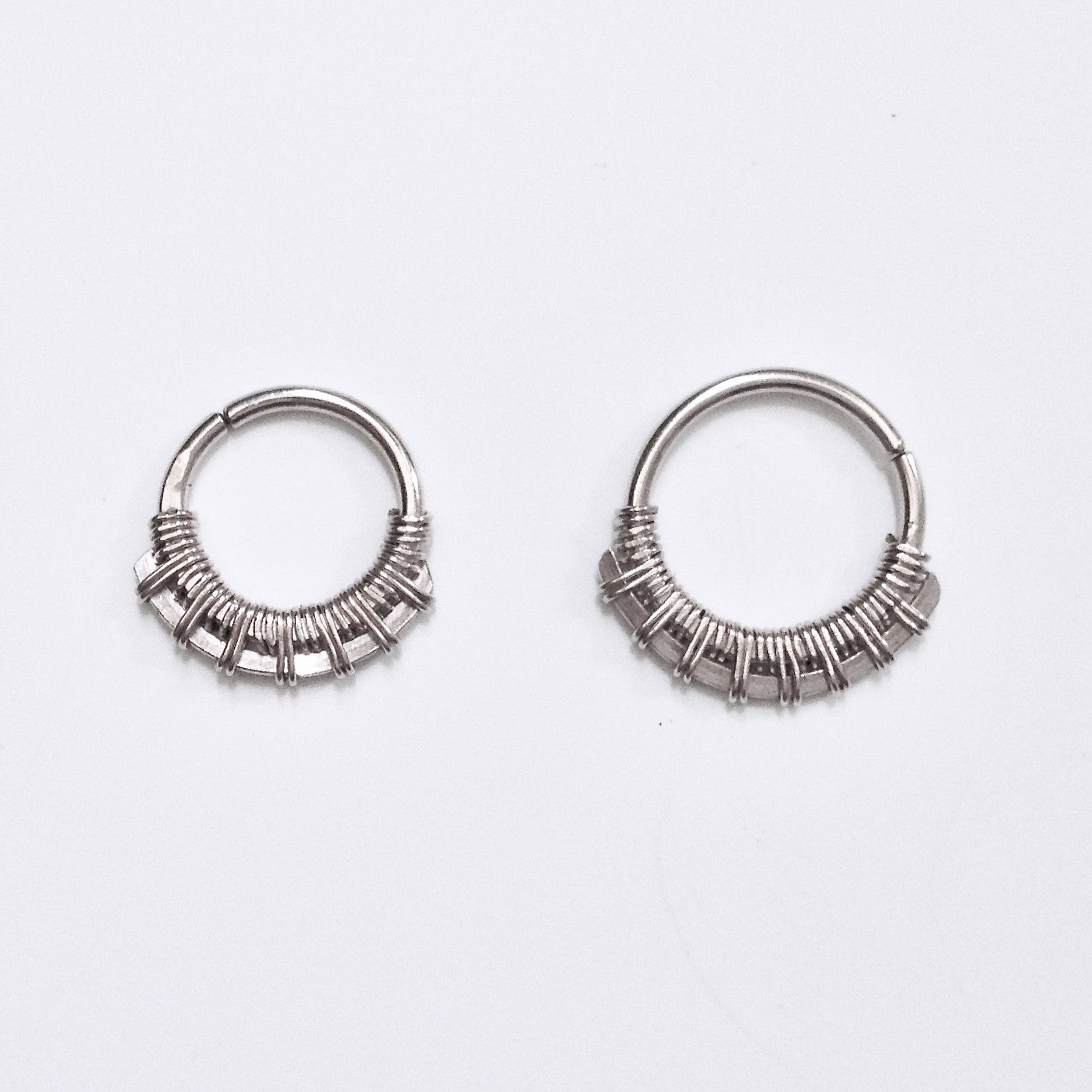 Sundara Septum Ring- Silver - 6mm / 20 by Clementine & Co. Jewelry