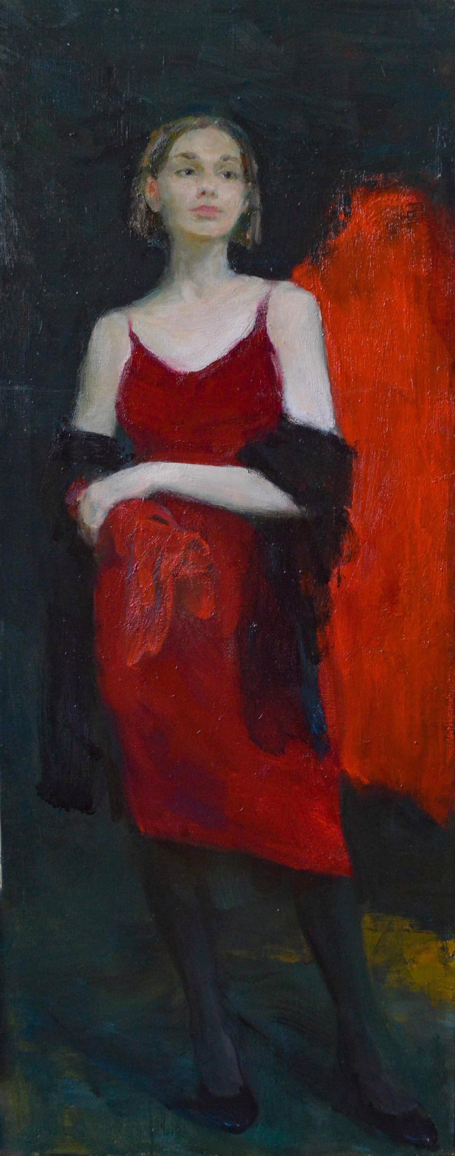 Lady in Red by Sabina Caceres