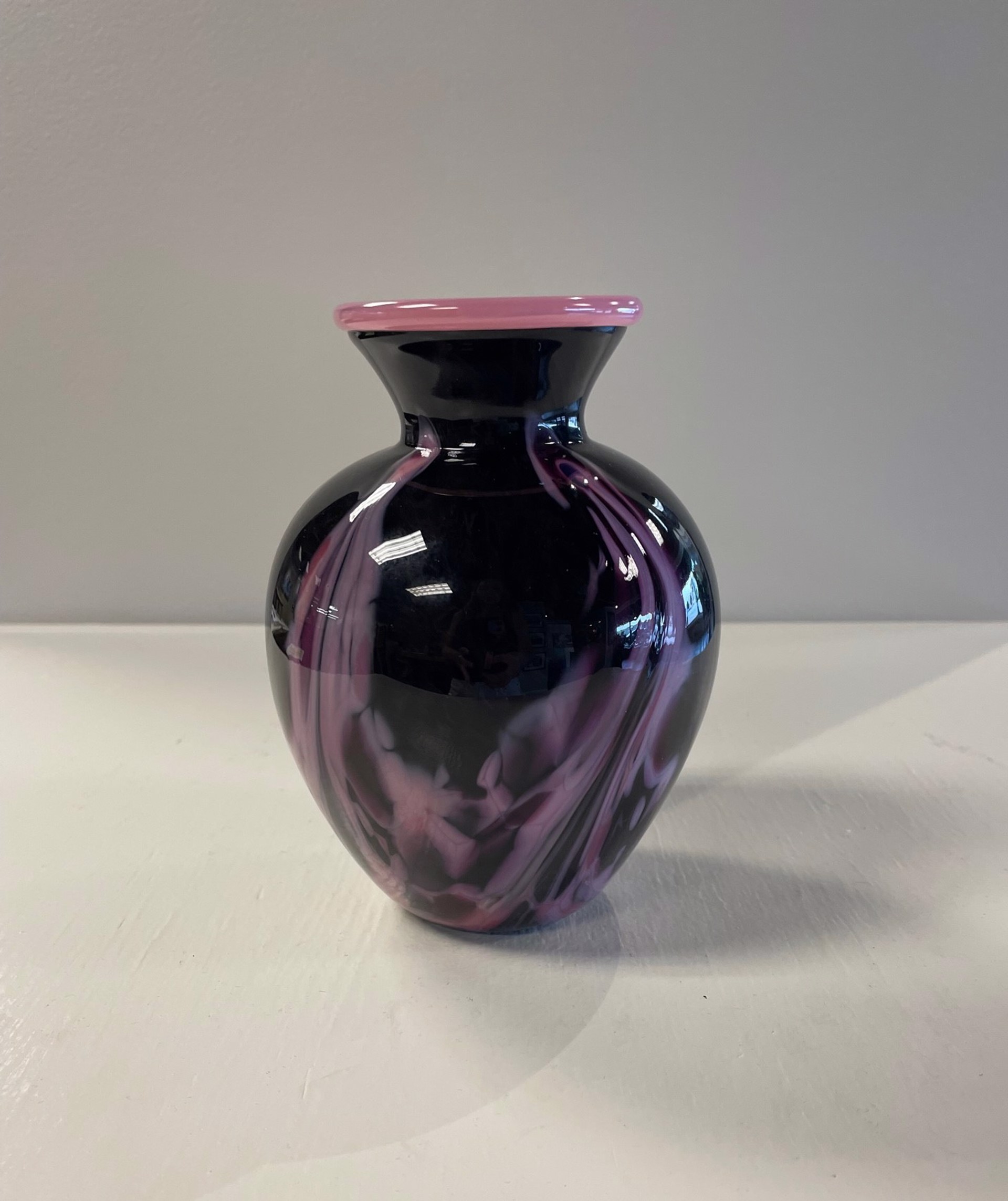 Amphora Vase by AlBo Glass
