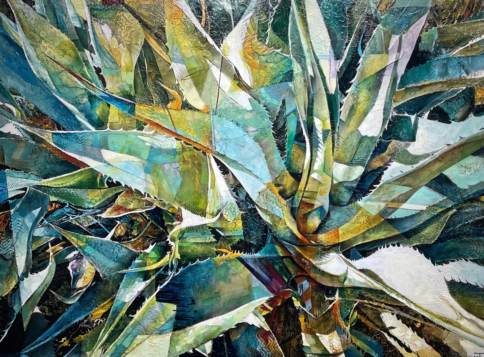 At the Heart of an Agave by Jon Wassom