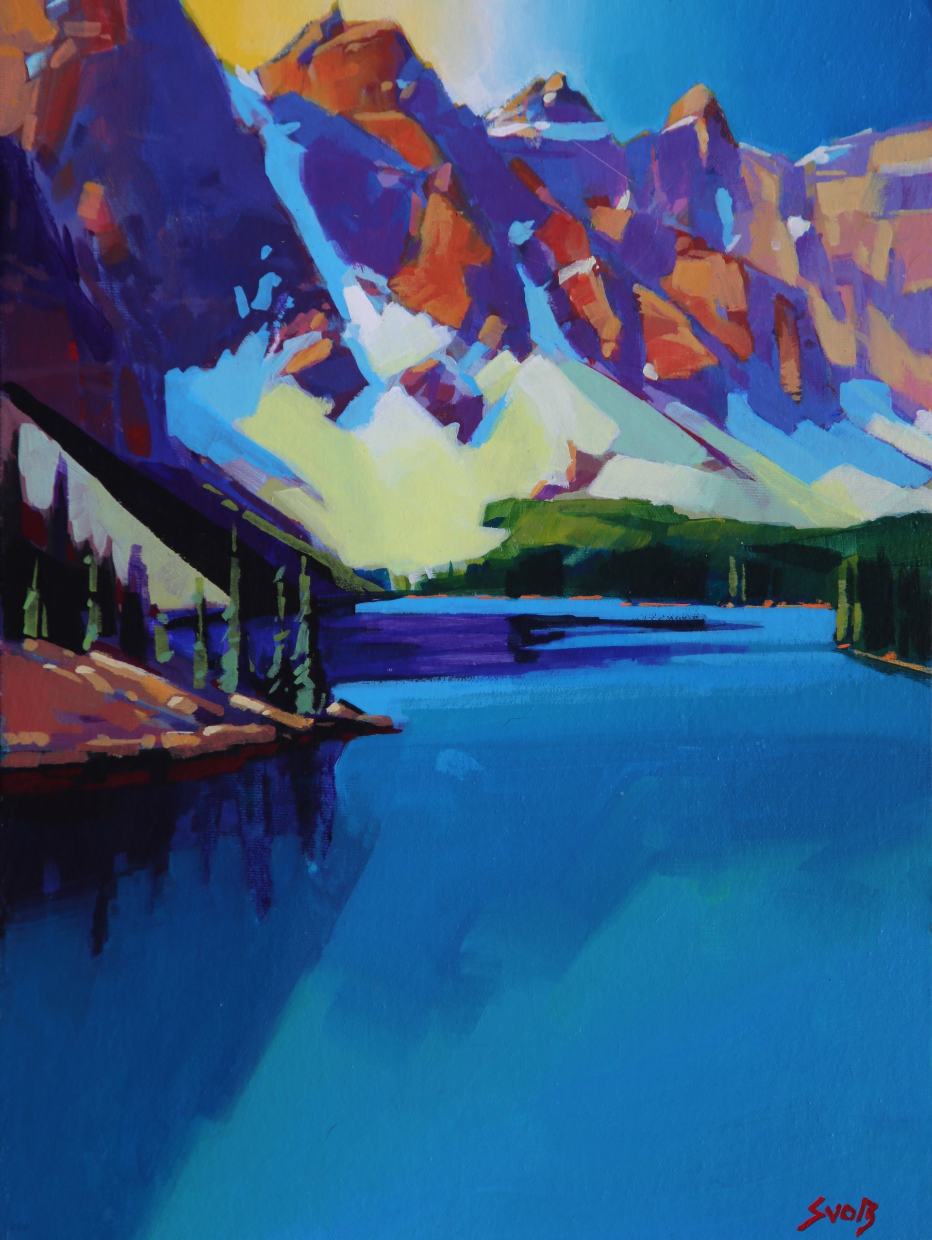 A Place Beyond ( Moraine Lake Alberta) by MIKE SVOB