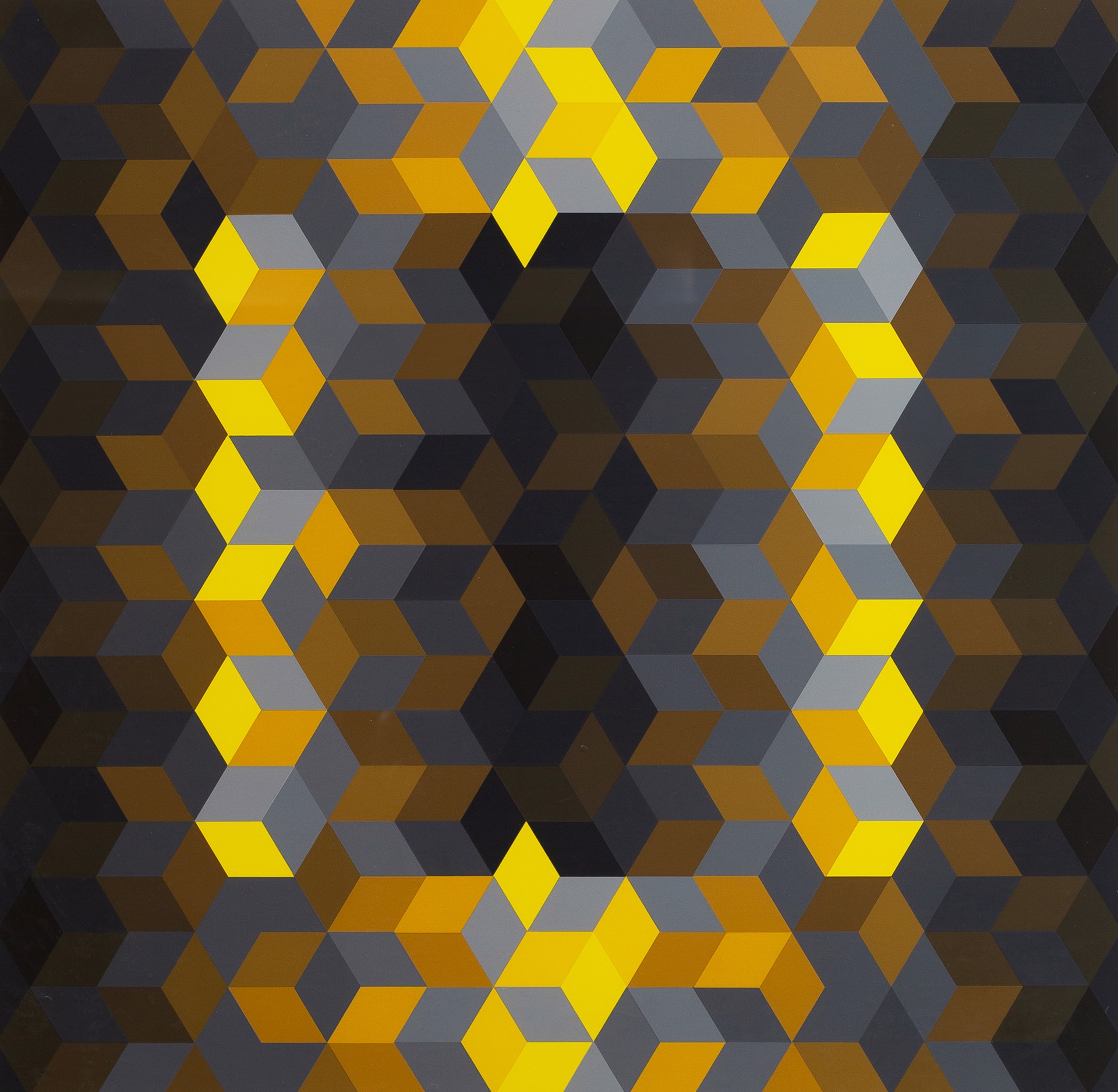 Ion 7 (from Hommage a L’Hexagone) by Victor Vasarely