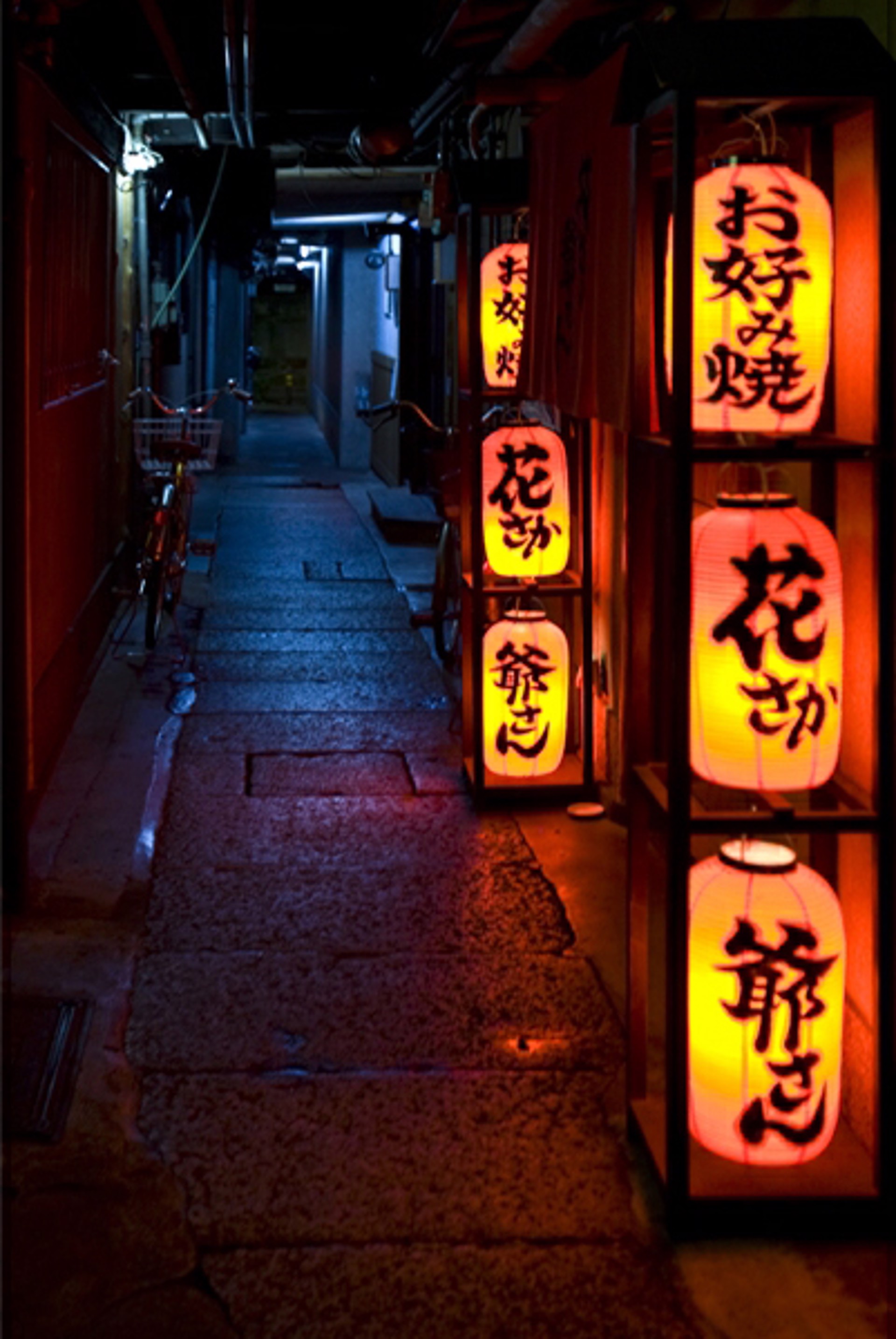 Lantern Alley. Kyoto, Japan by Cora Edmonds