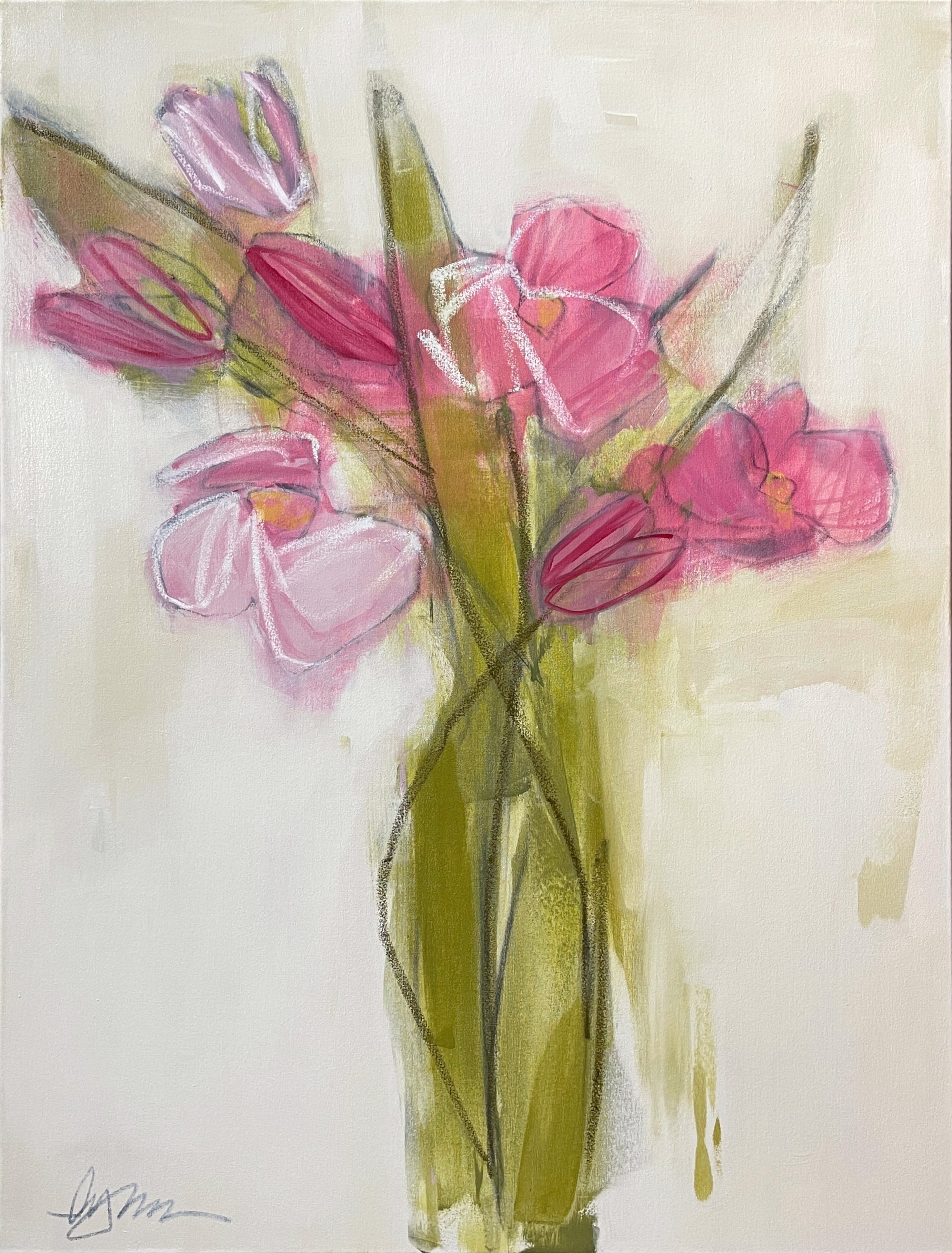 Bubblegum Tulips by Lynn Johnson