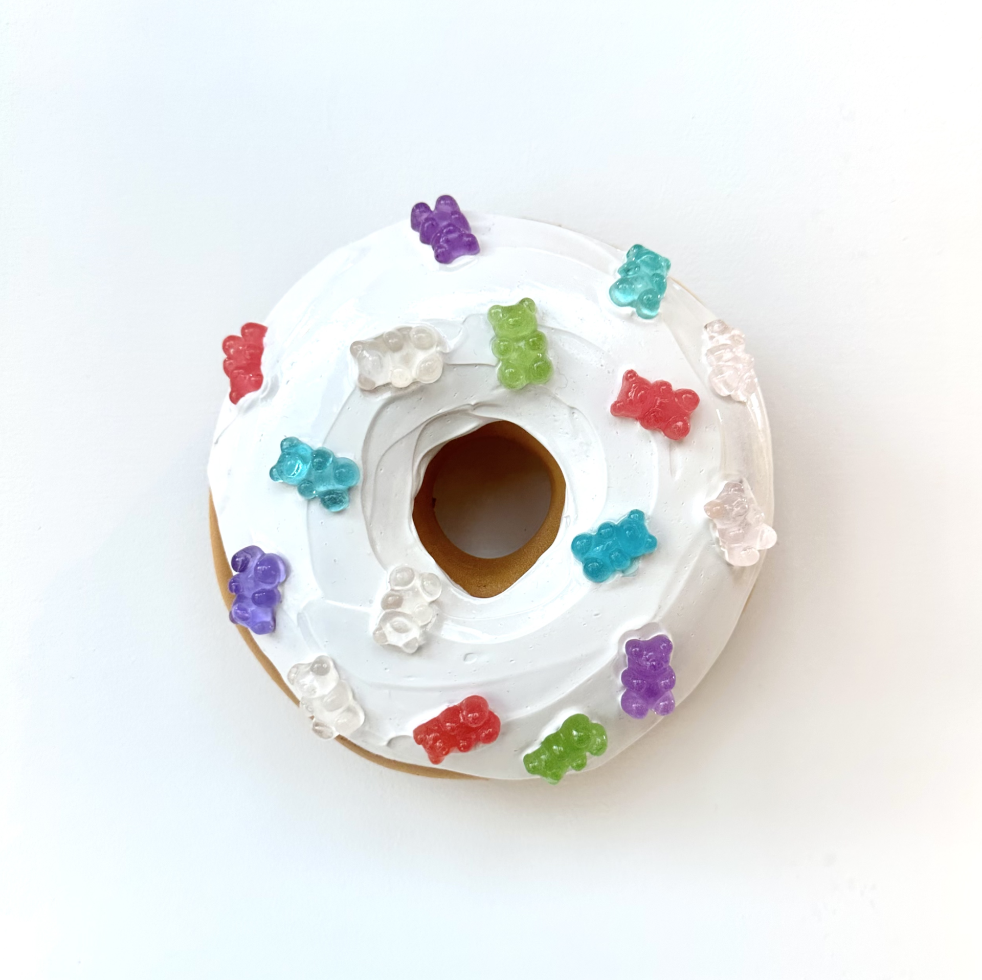 White Gummy Bear Donut by Anna Sweet