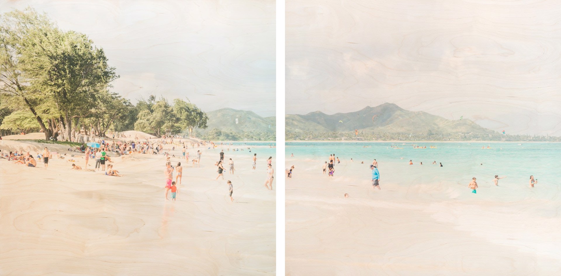 Then and There - Diptych by Patrick Lajoie