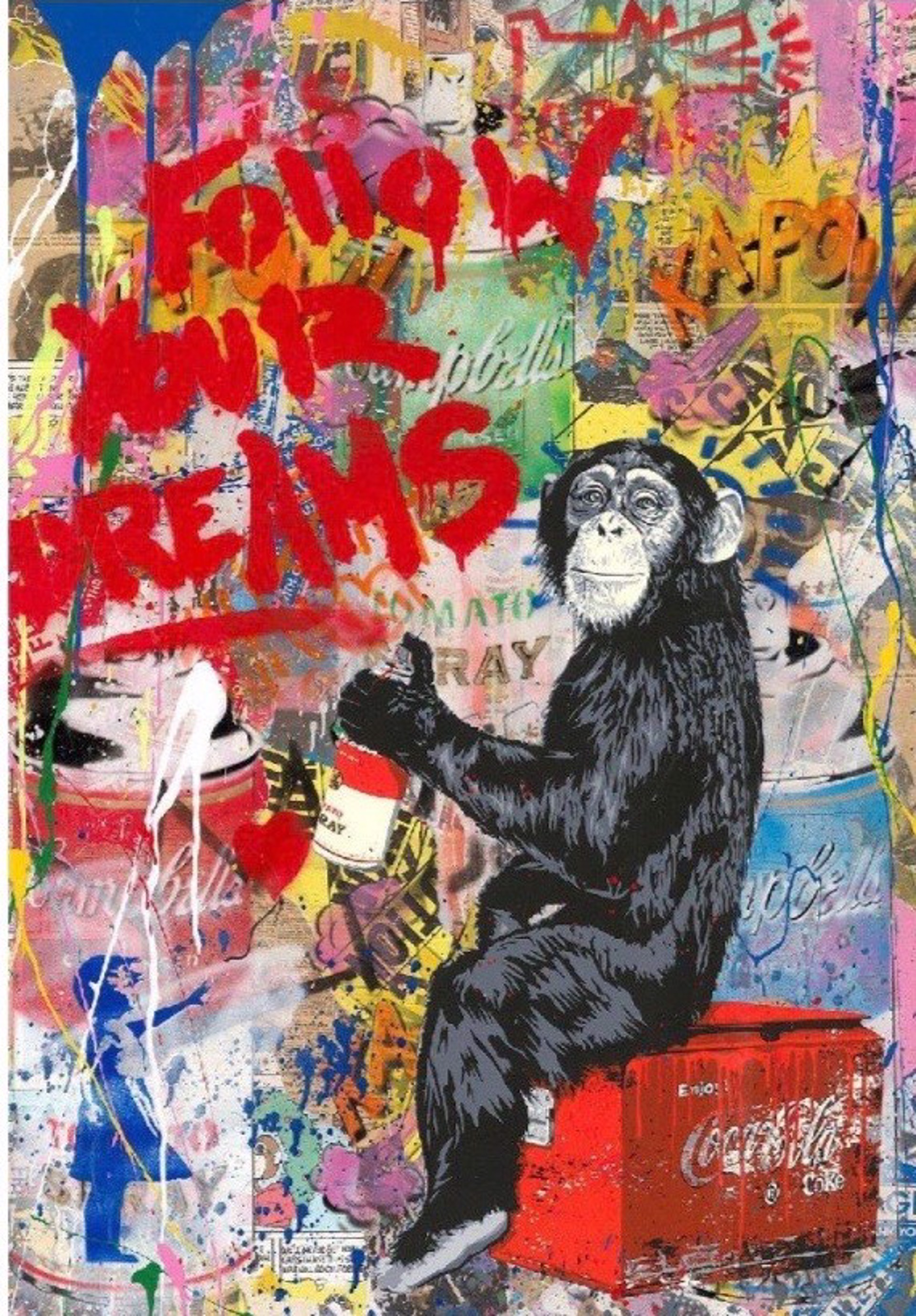 Everyday Life-SOLD- Commissions Available Upon Request by Mr. Brainwash