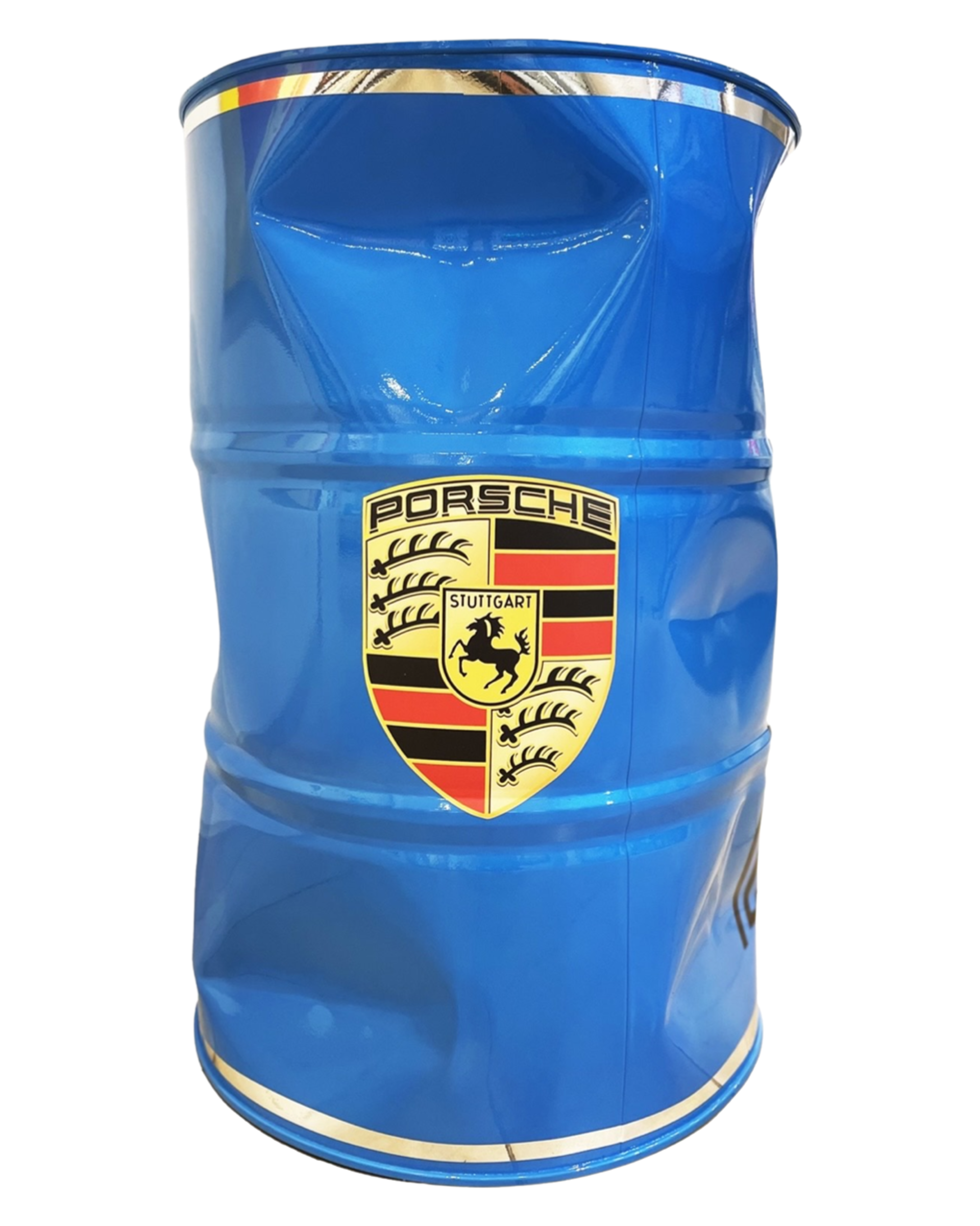 Jeff M. Blue Porsche by Brand Logo Barrels by Efi Mashiah