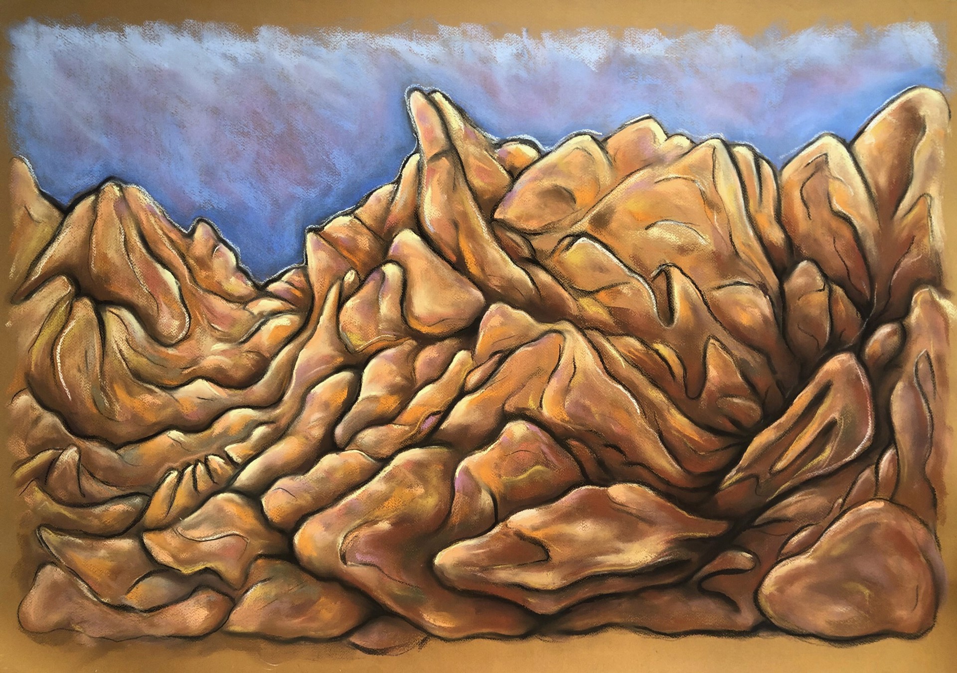 Joshua Tree Rocks (Abstract) by Steven Lustig