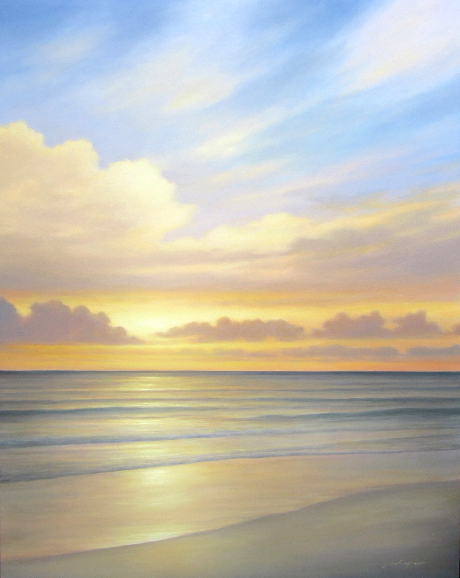 Beach Sunrise by Peter Pettegrew