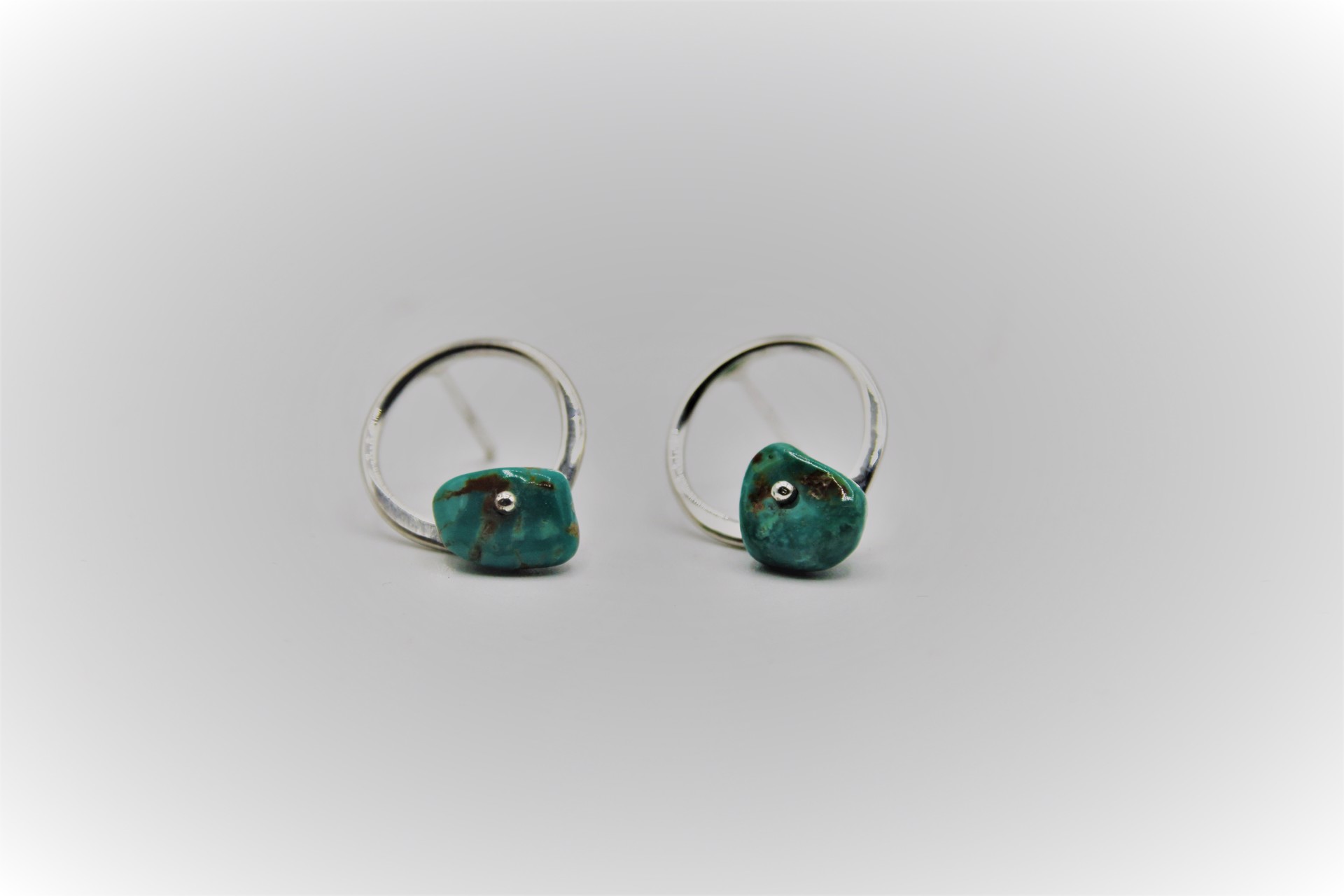 Turquoise Bead Studs by Autumn Fye