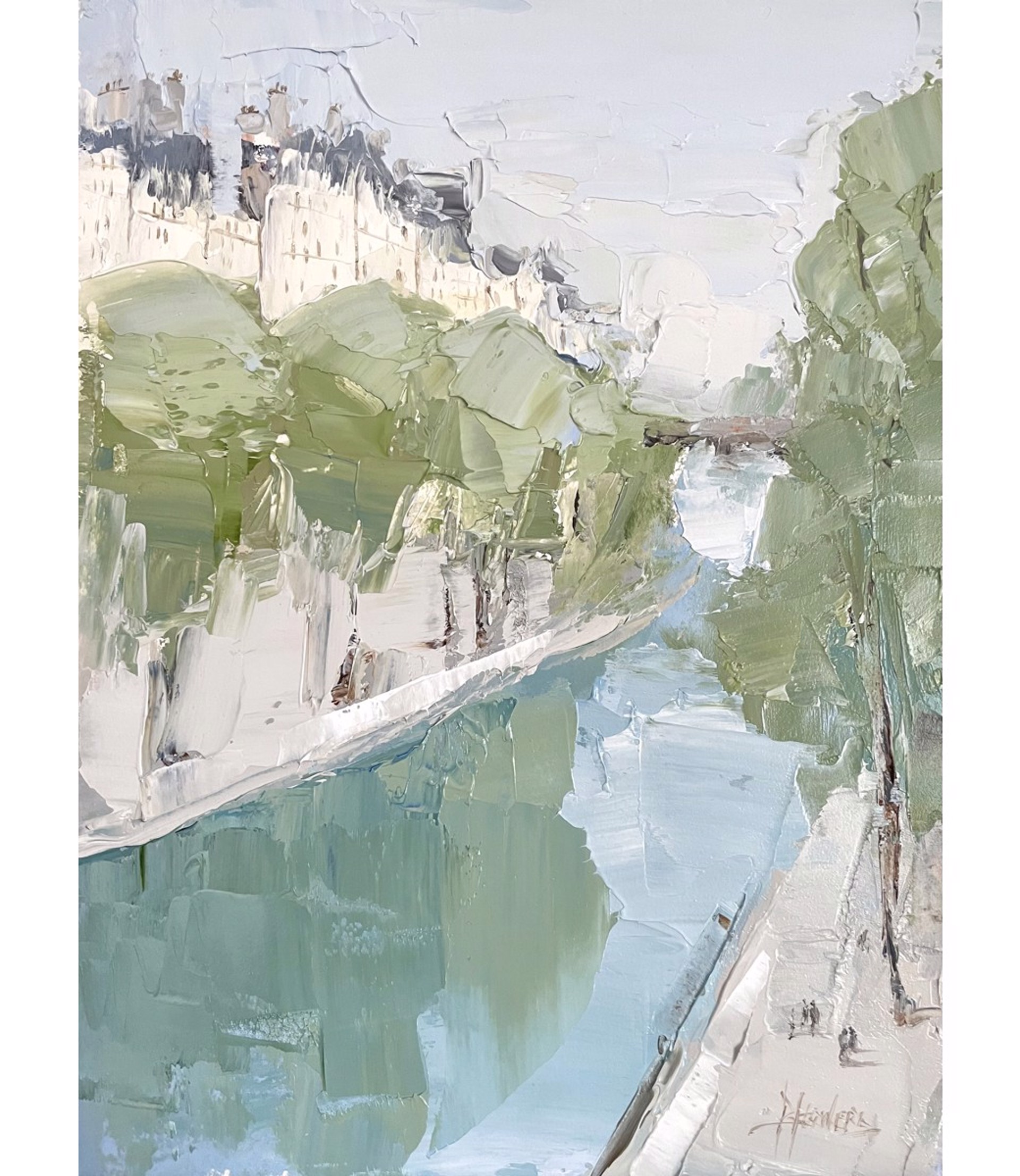 Along the Seine, Paris by Barbara Flowers
