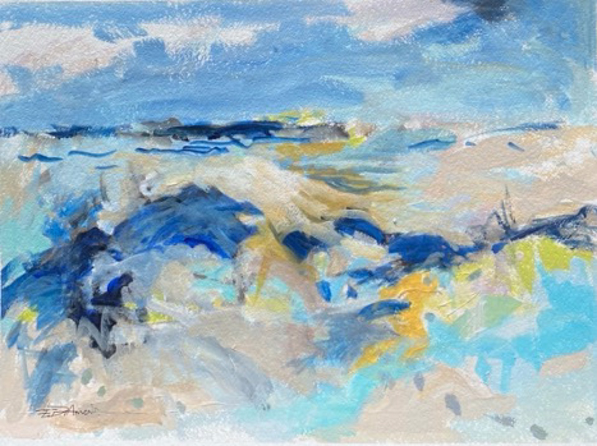 Ocean Breeze I by Ellen Diamond