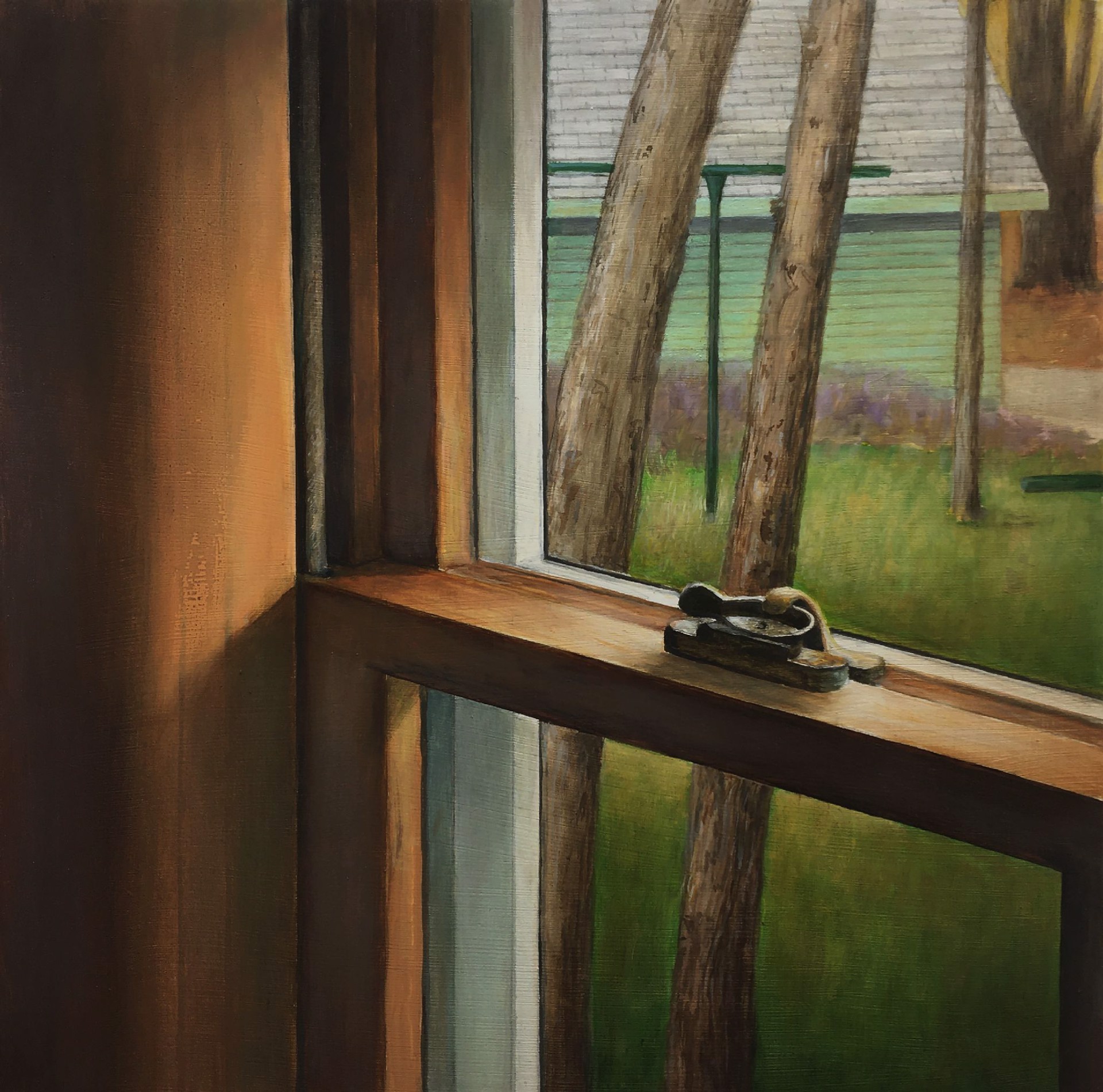 Backyard Window by Michael Banning