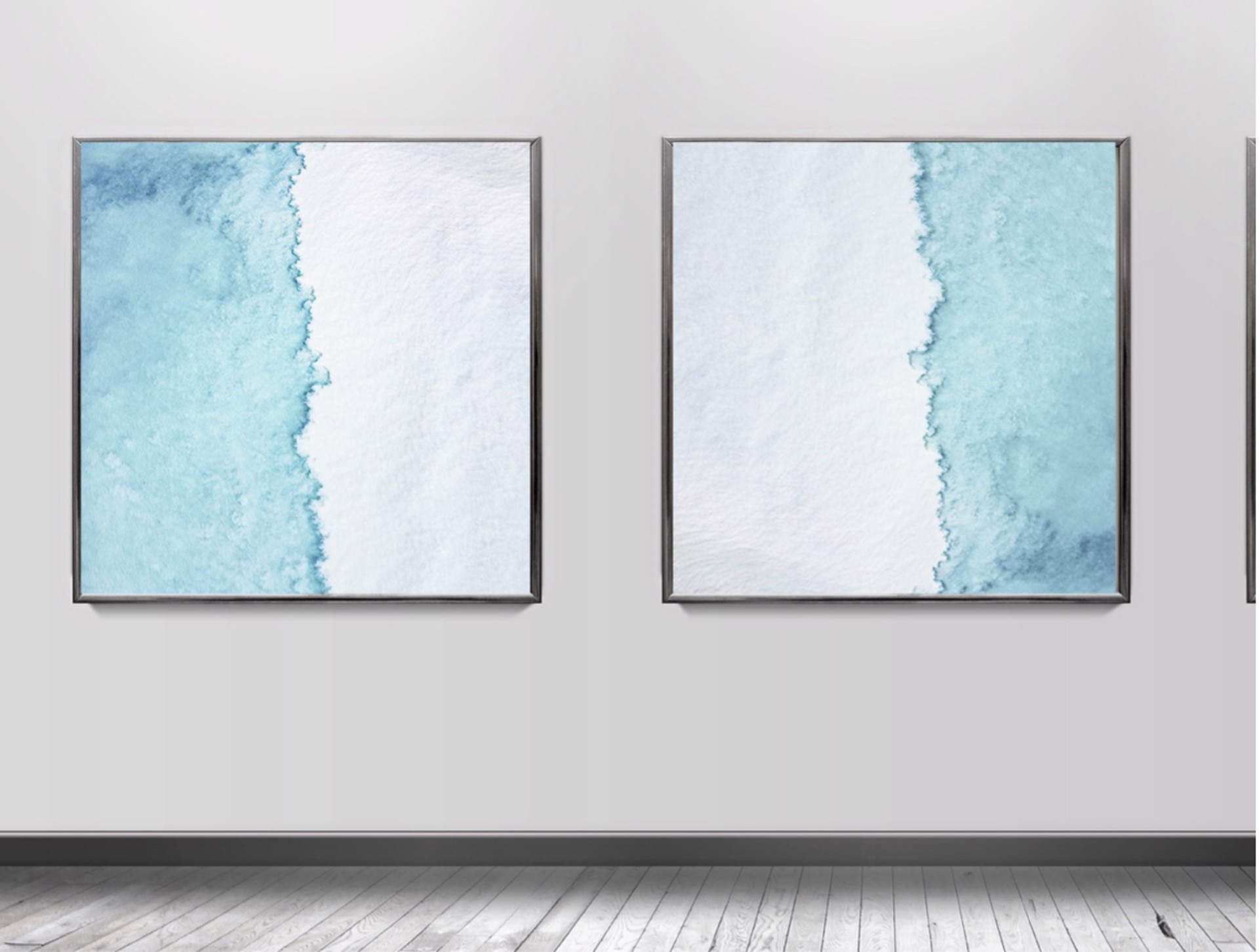 Sea Clouds Diptych- # 3 & 4-Multiple Sizes Available Upon Request-Edition of 5 by Raffaele Ferrari