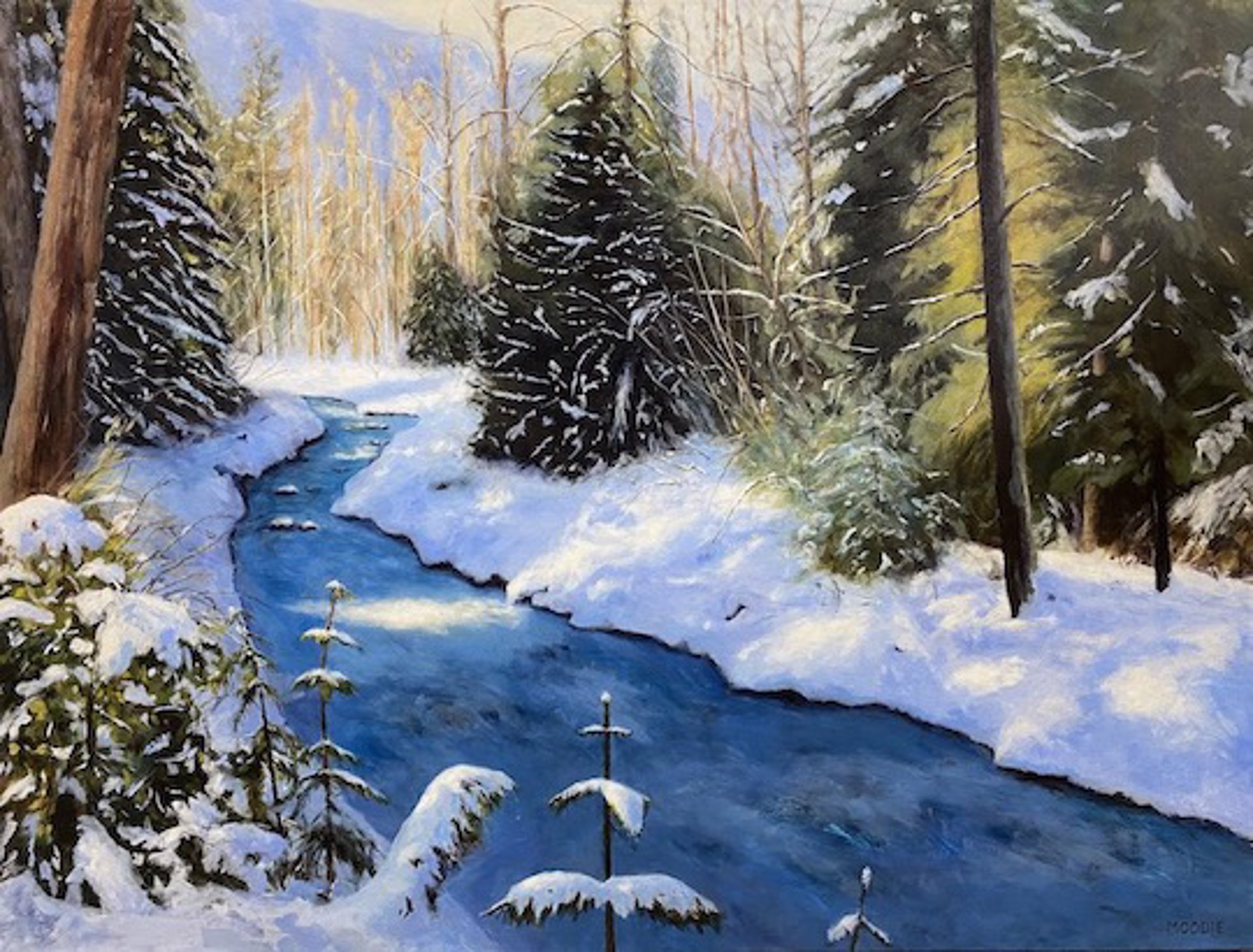 Fitzsimmons Creek by Doria Moodie