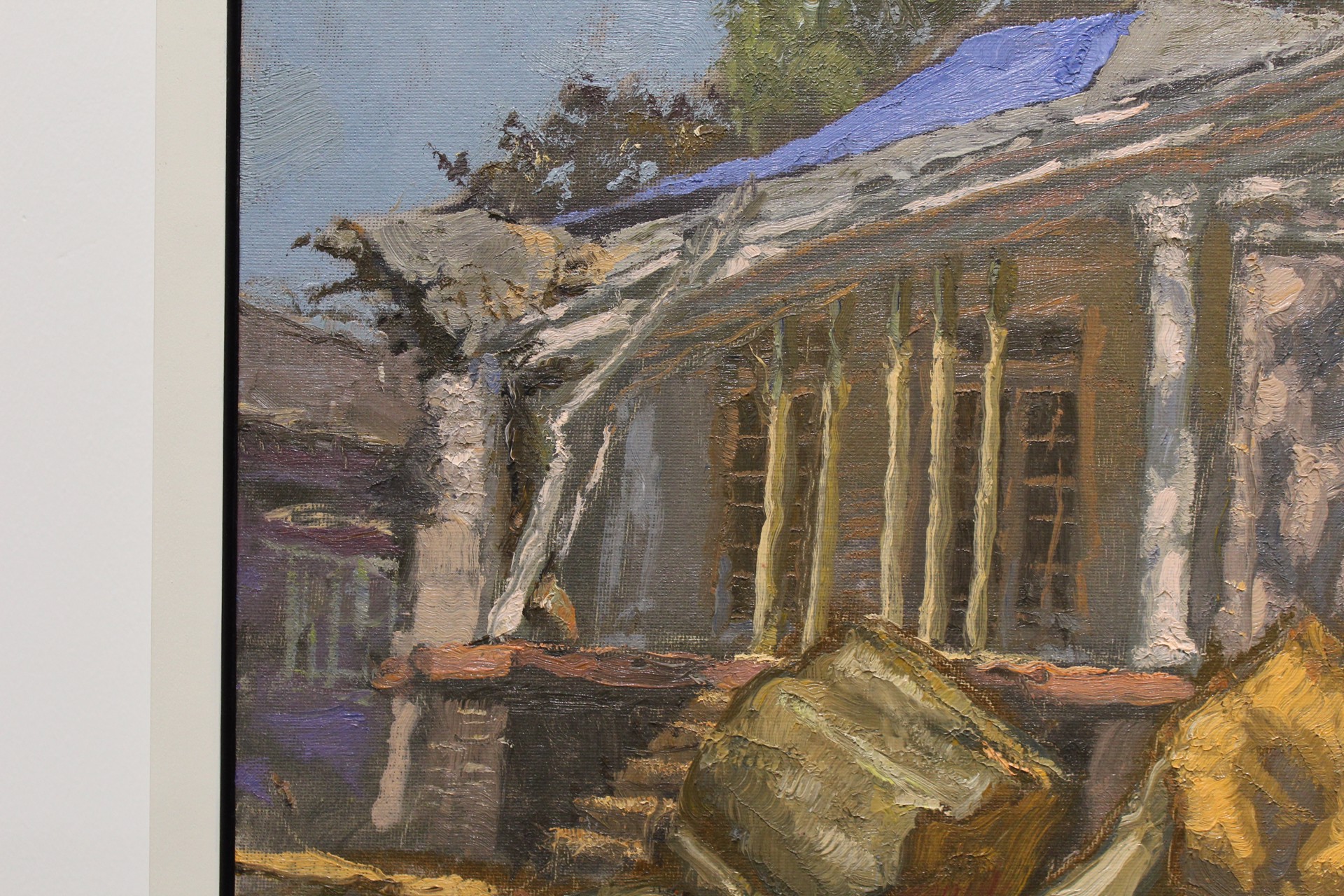 Cut Wood and Wrecked House by Phil Sandusky