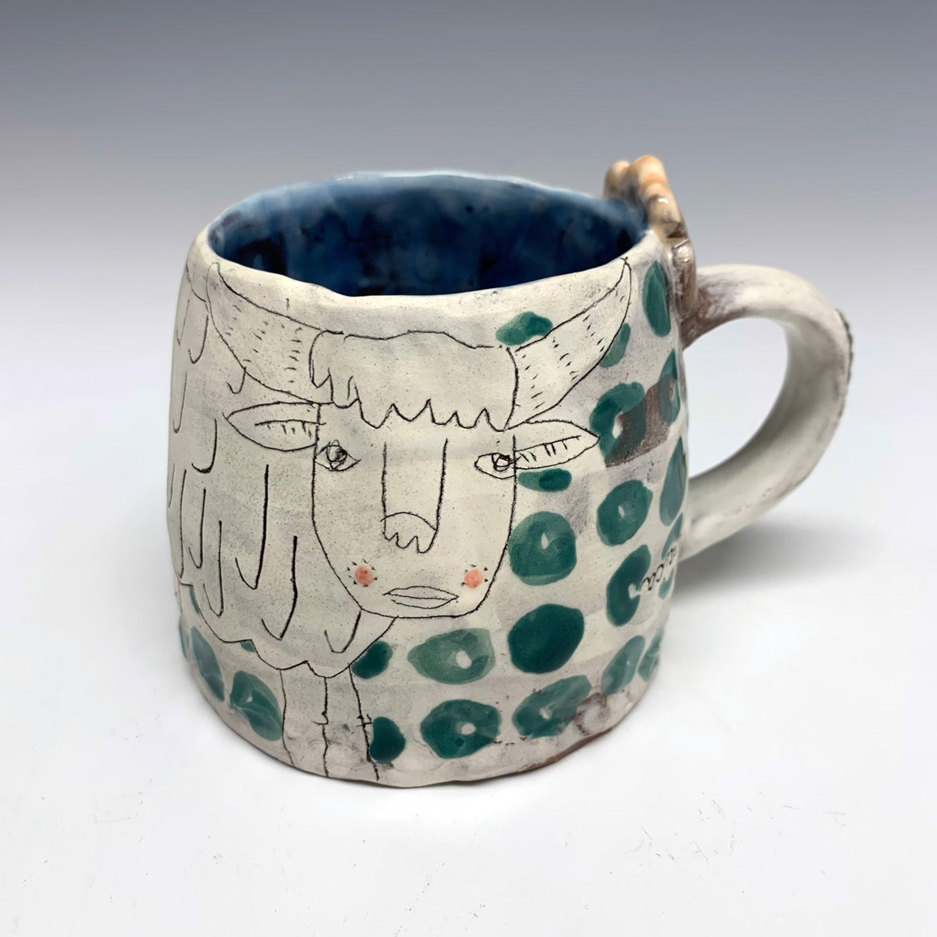 Cow mug by Lynne Hobaica