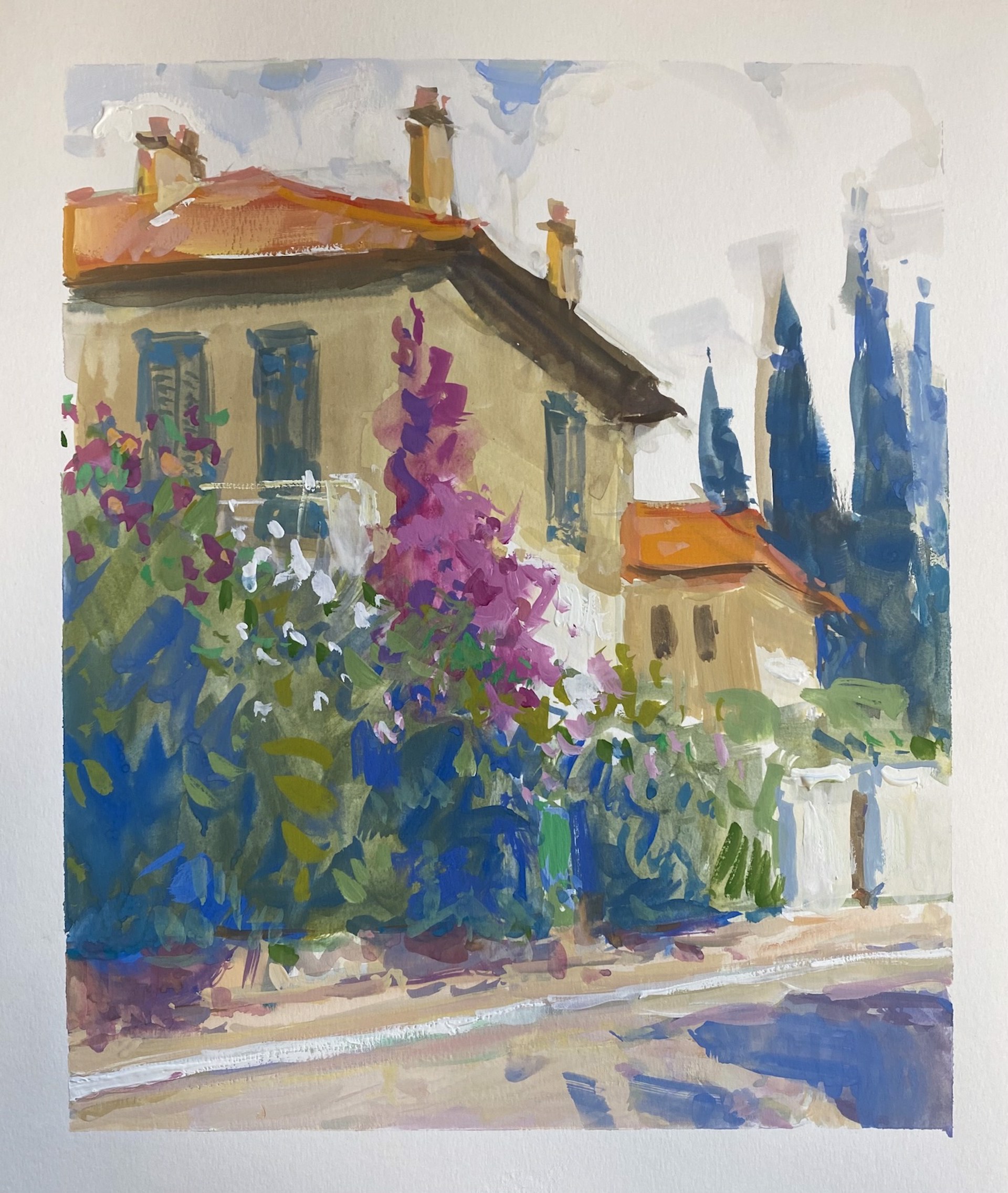 French Bougainvillea by Richard Oversmith