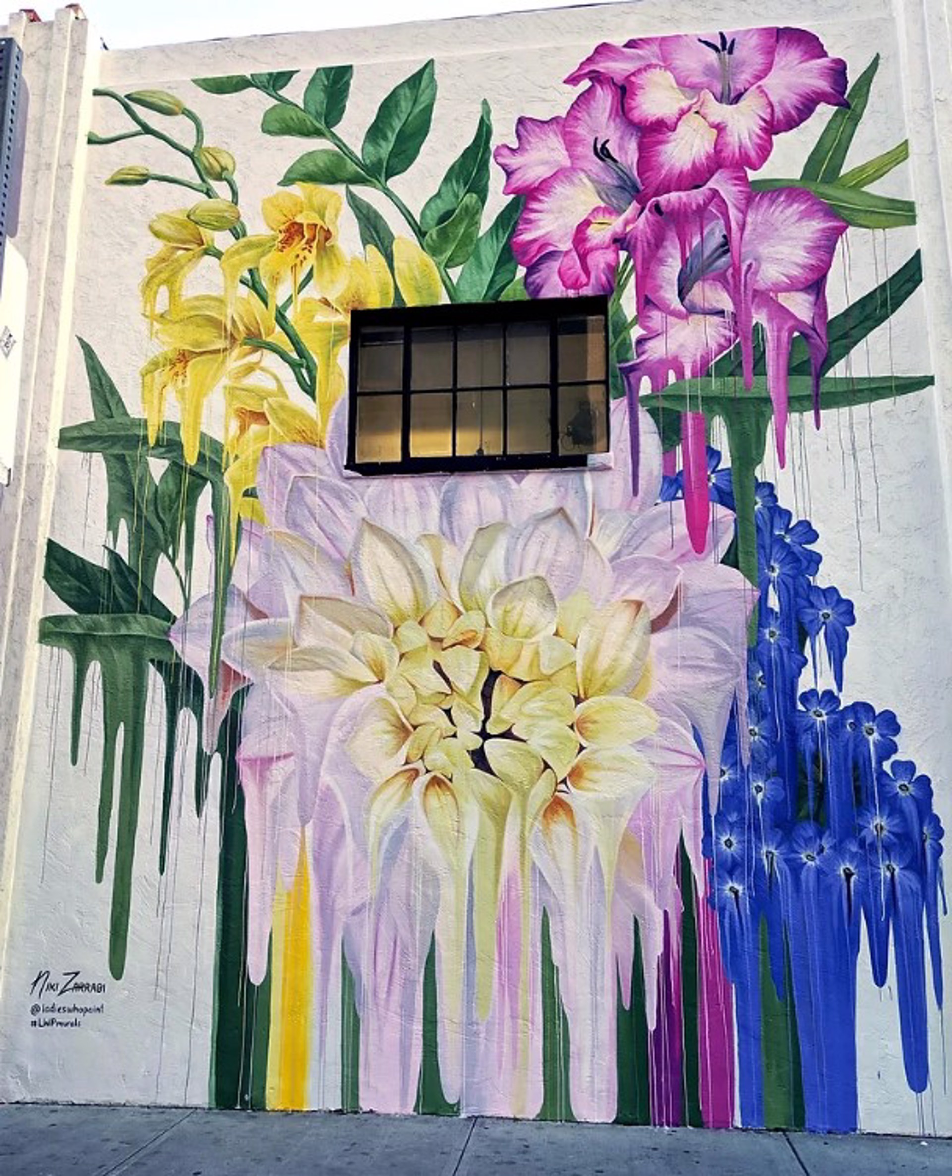 Ladies Who Paint, San Diego, California by Niki Zarrabi, Mural
