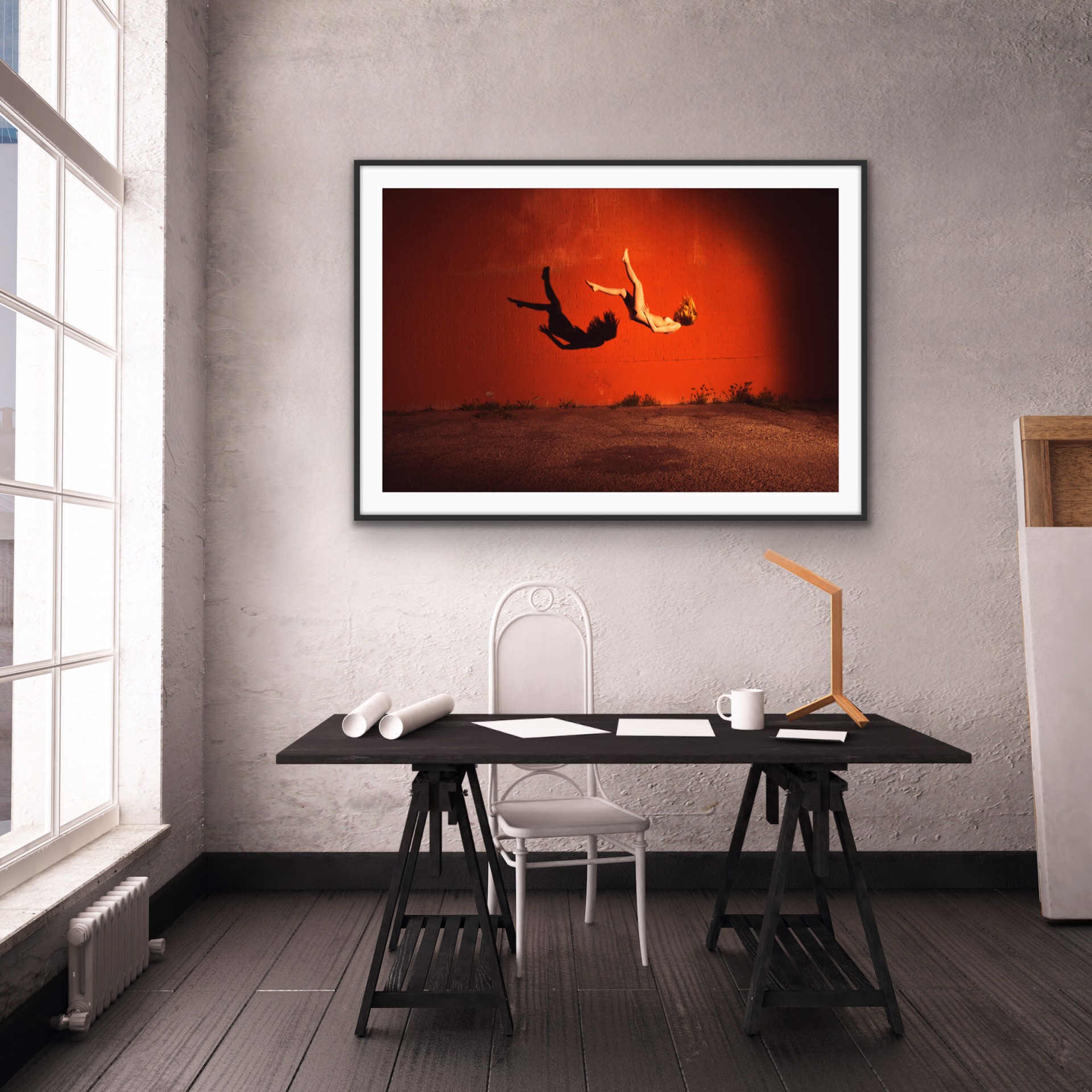 Red Wall by Tyler Shields