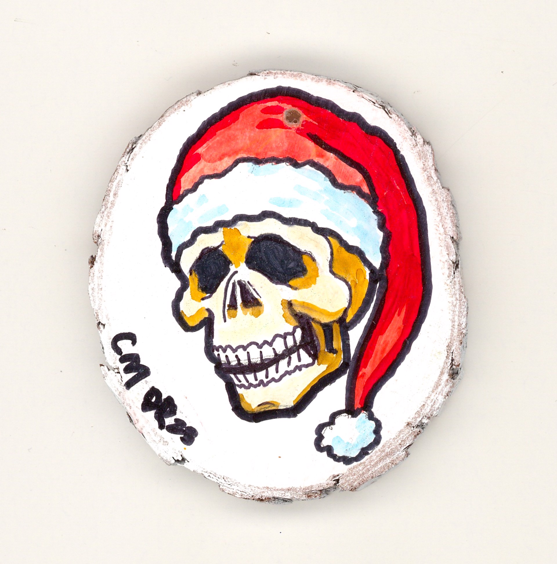 Bare Bones Christmas (ornament) by CeeJ Maples