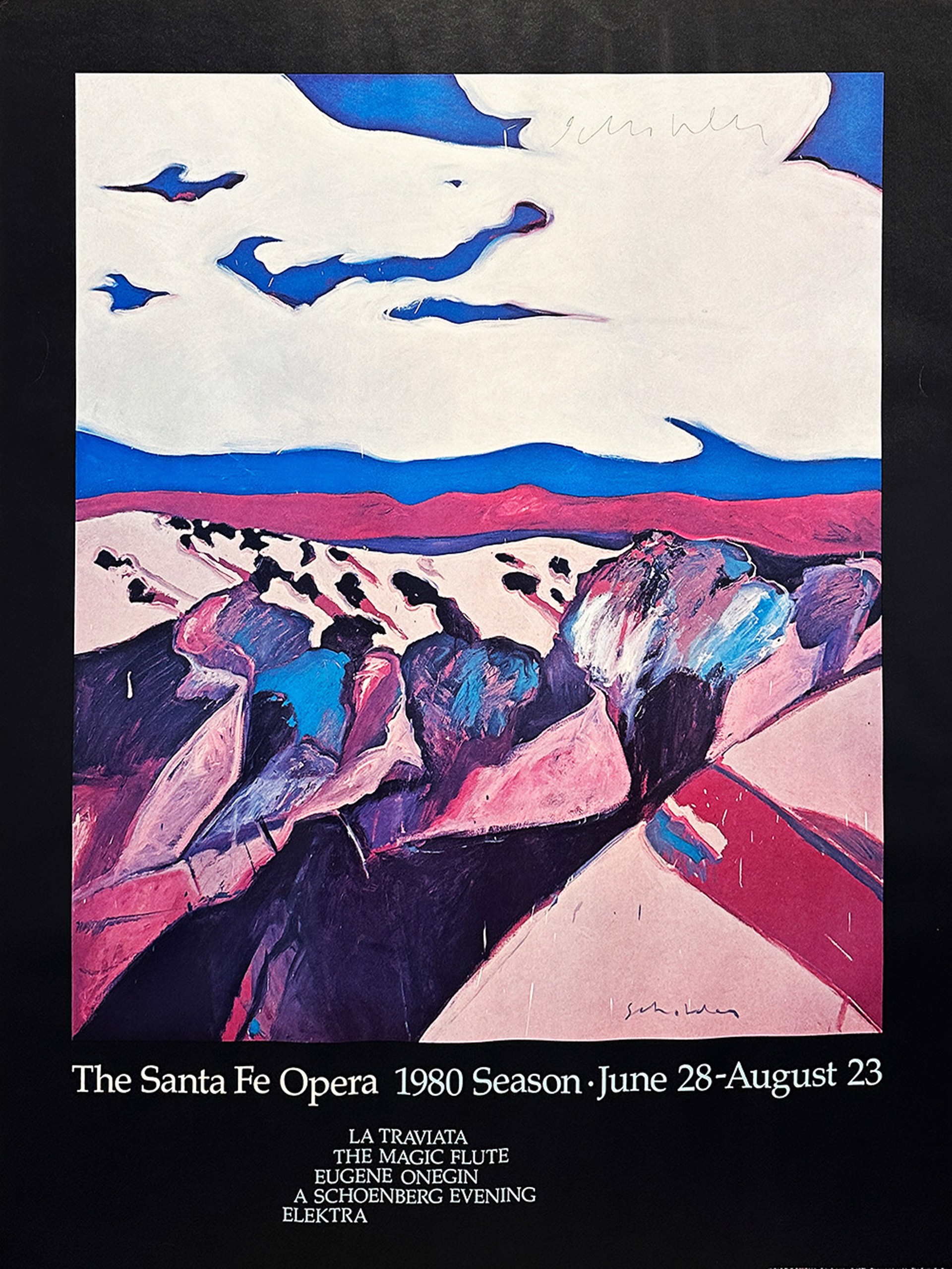 Santa Fe Opera 1980 Season by Fritz Scholder