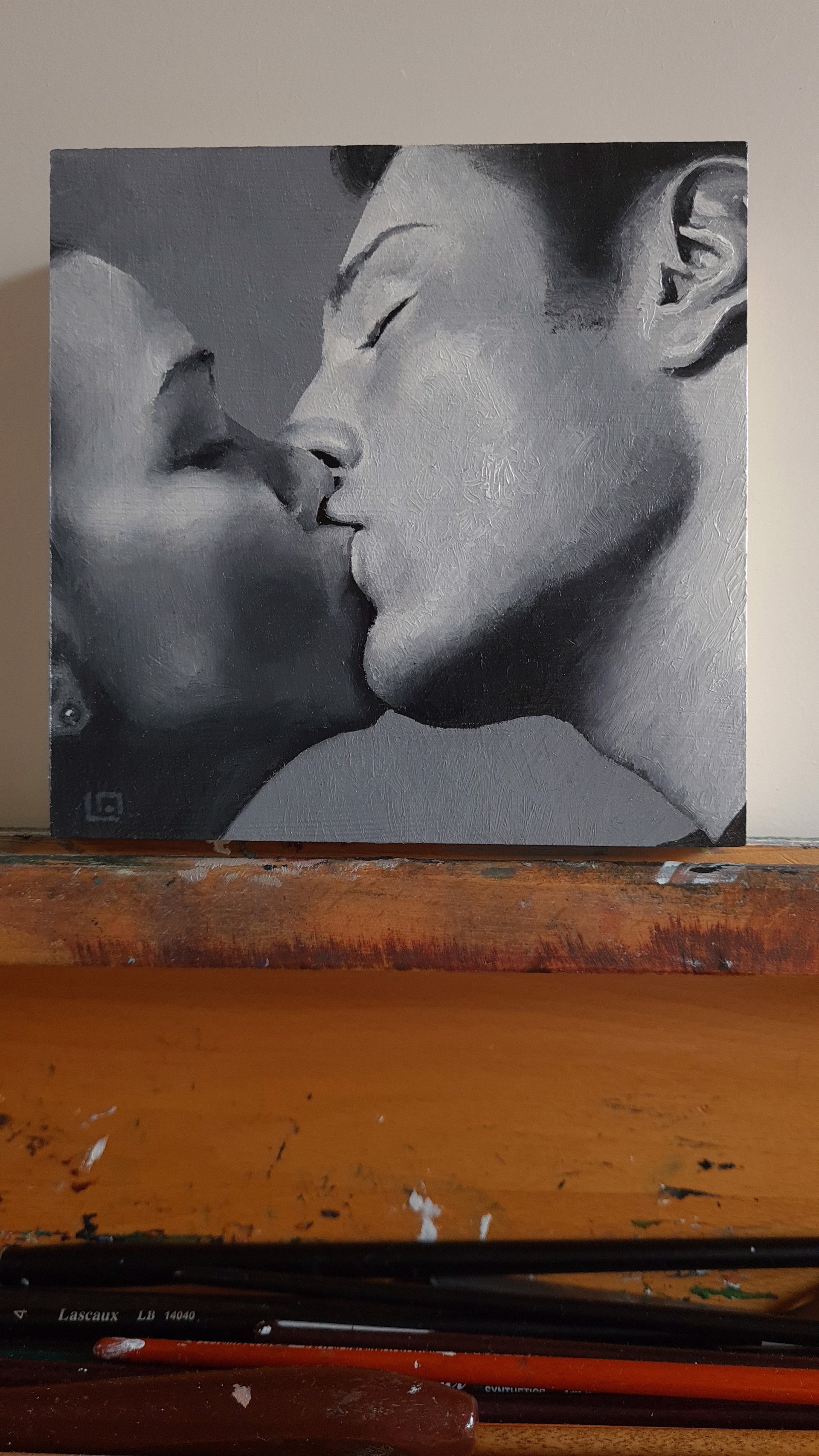 The Kiss #4 by Linda Delahaye