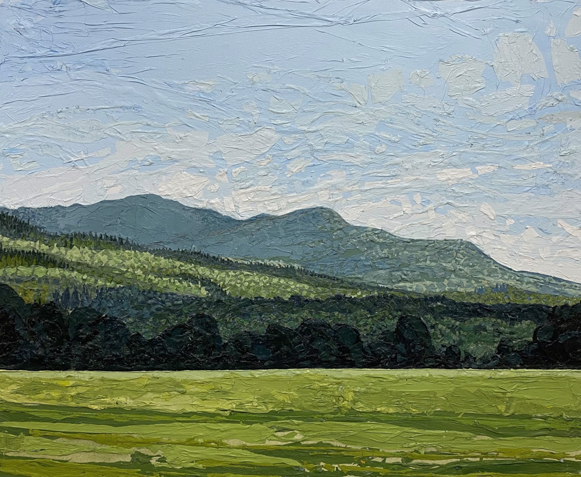 Vermont Mountain Hazy Day by William Mason Lord