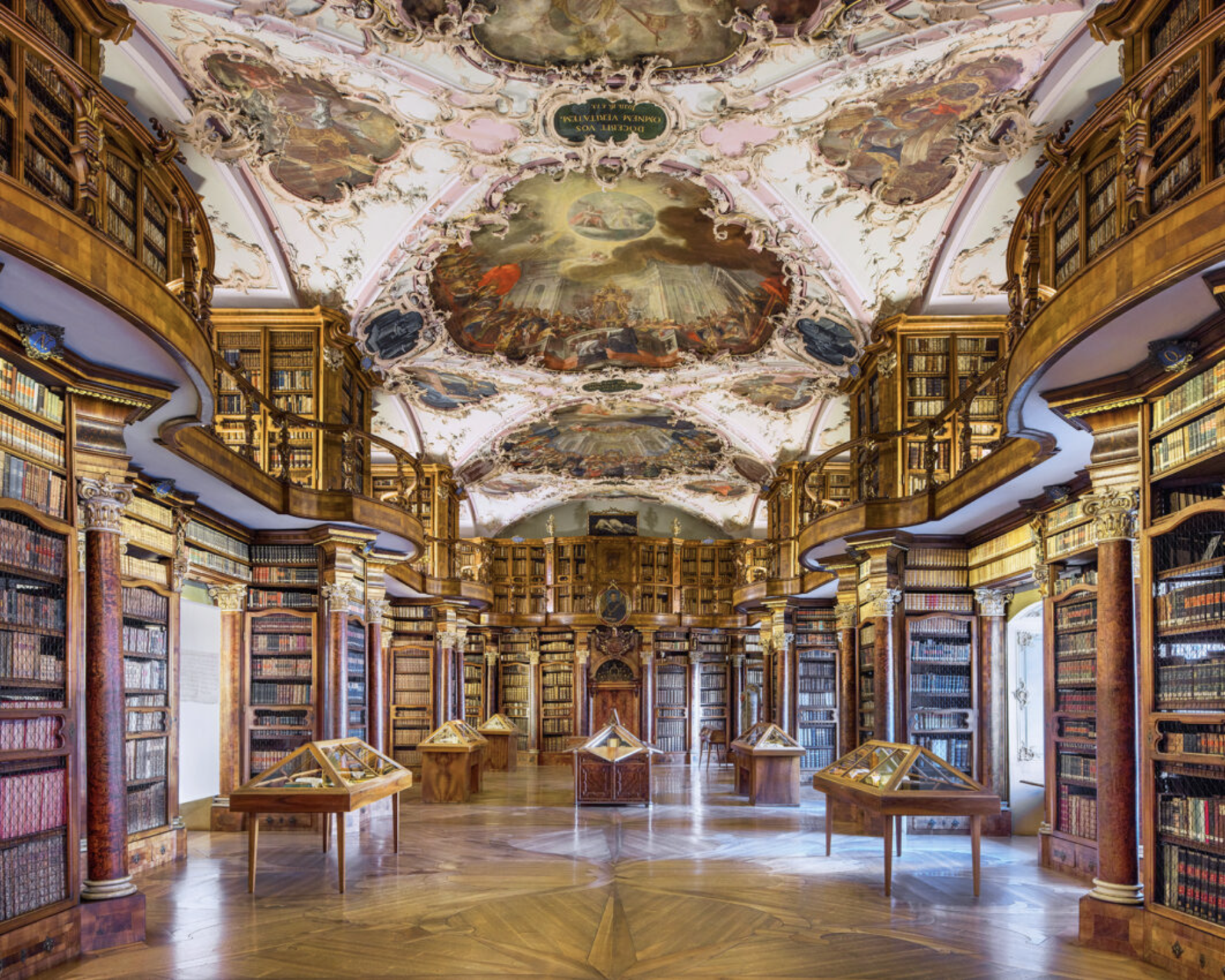 Abbey Library, St. Gallen, Switzerland by Reinhard Gorner