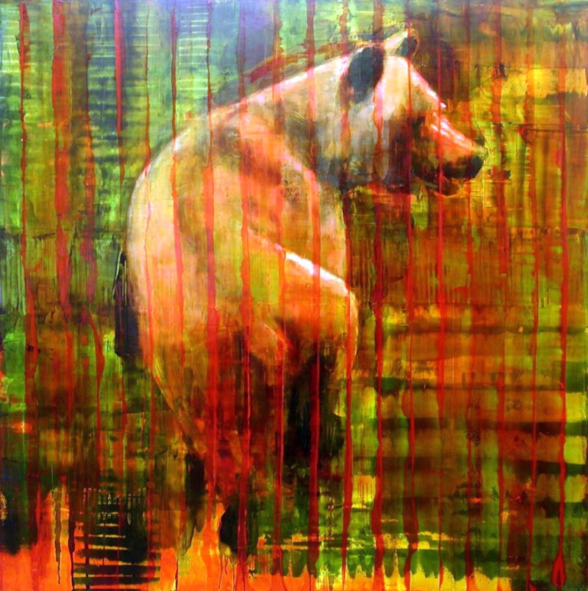 Animal Painting #10-6689 by Les Thomas
