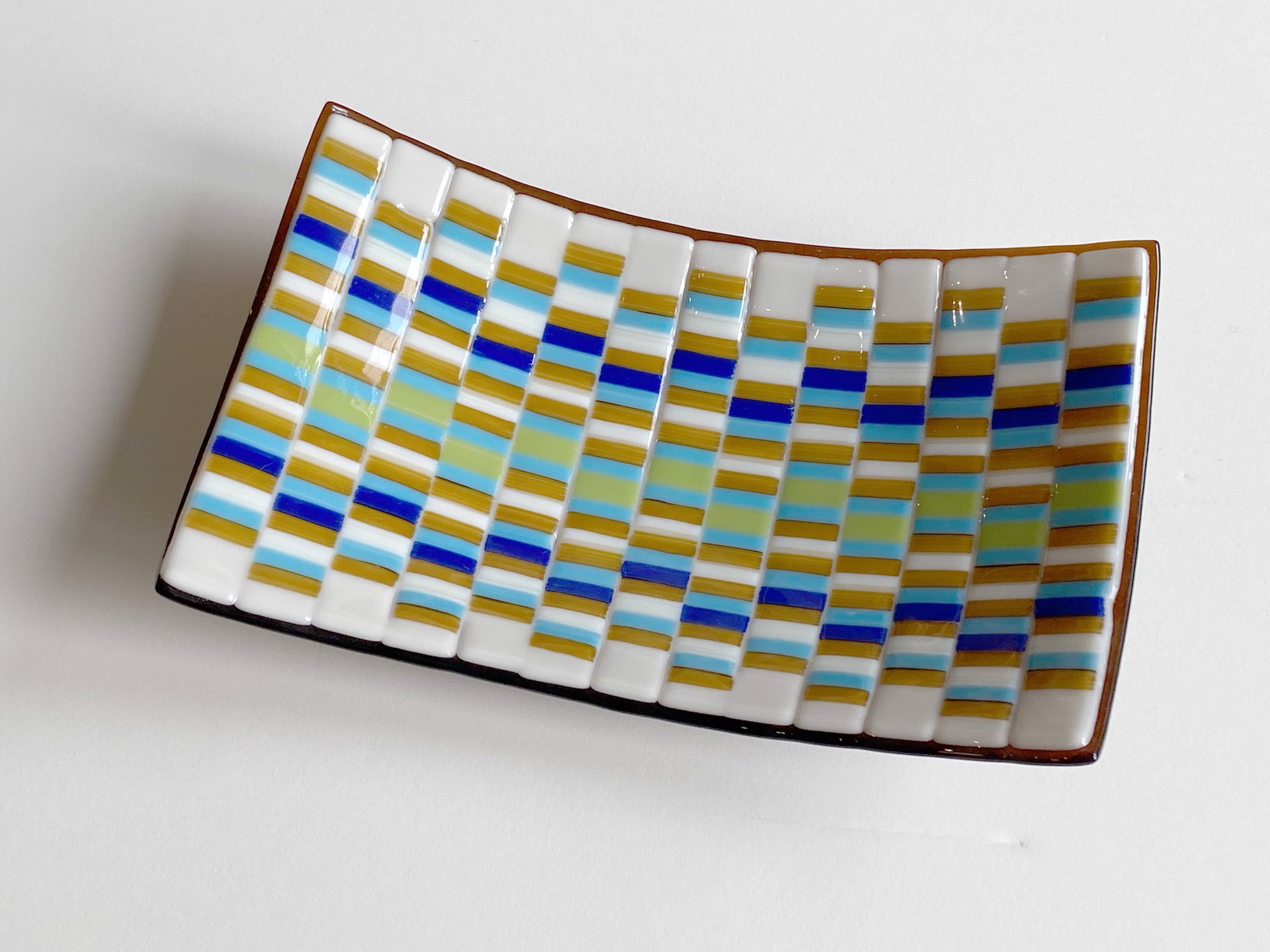 Plaid Rectangle Tapestry by Ruth Billings Canham