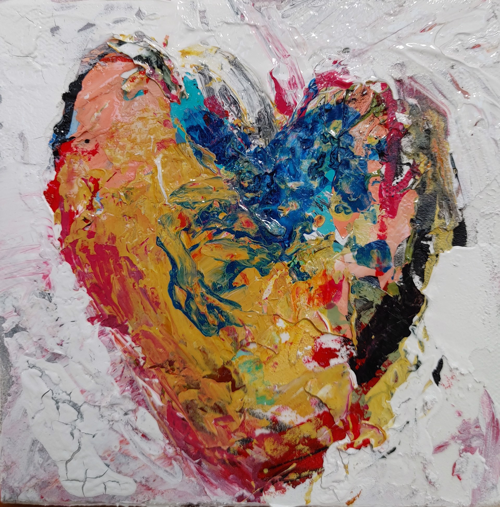 Curated Palette Heart II by Ginger Oglesby