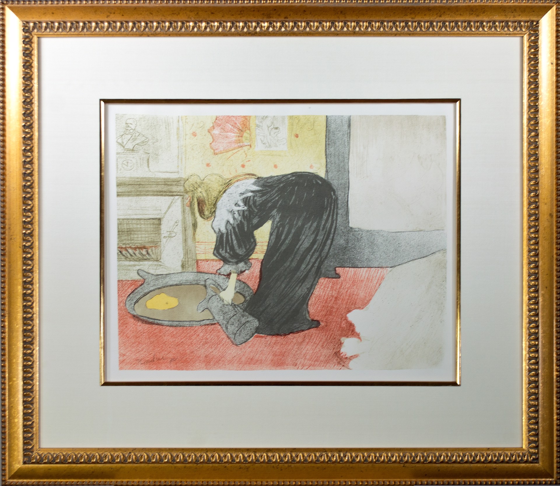 Femme au Tub-Le Tub by Henri de Toulouse-Lautrec