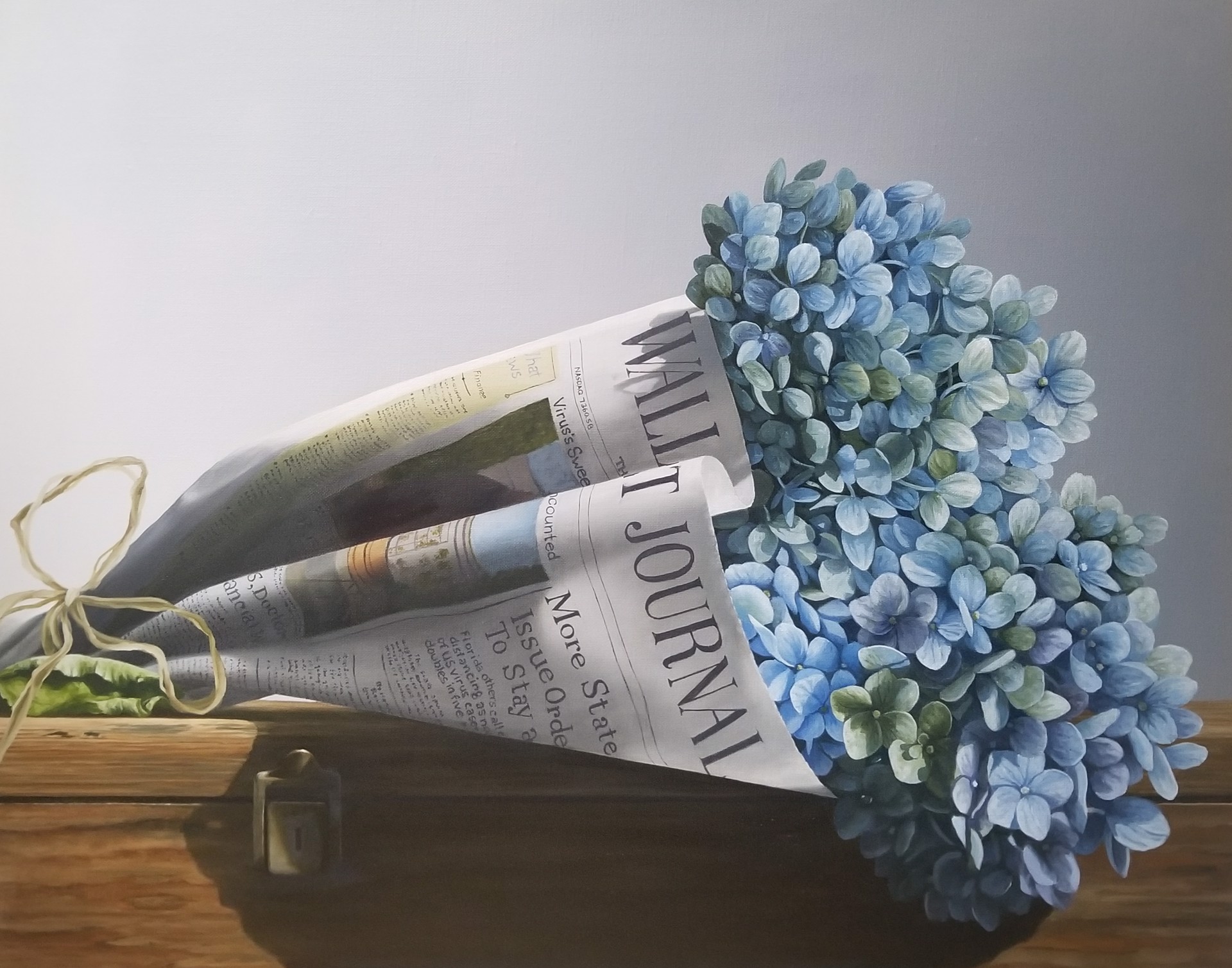 Hydrangea in Wall Street Journal by Loren DiBenedetto, OPA