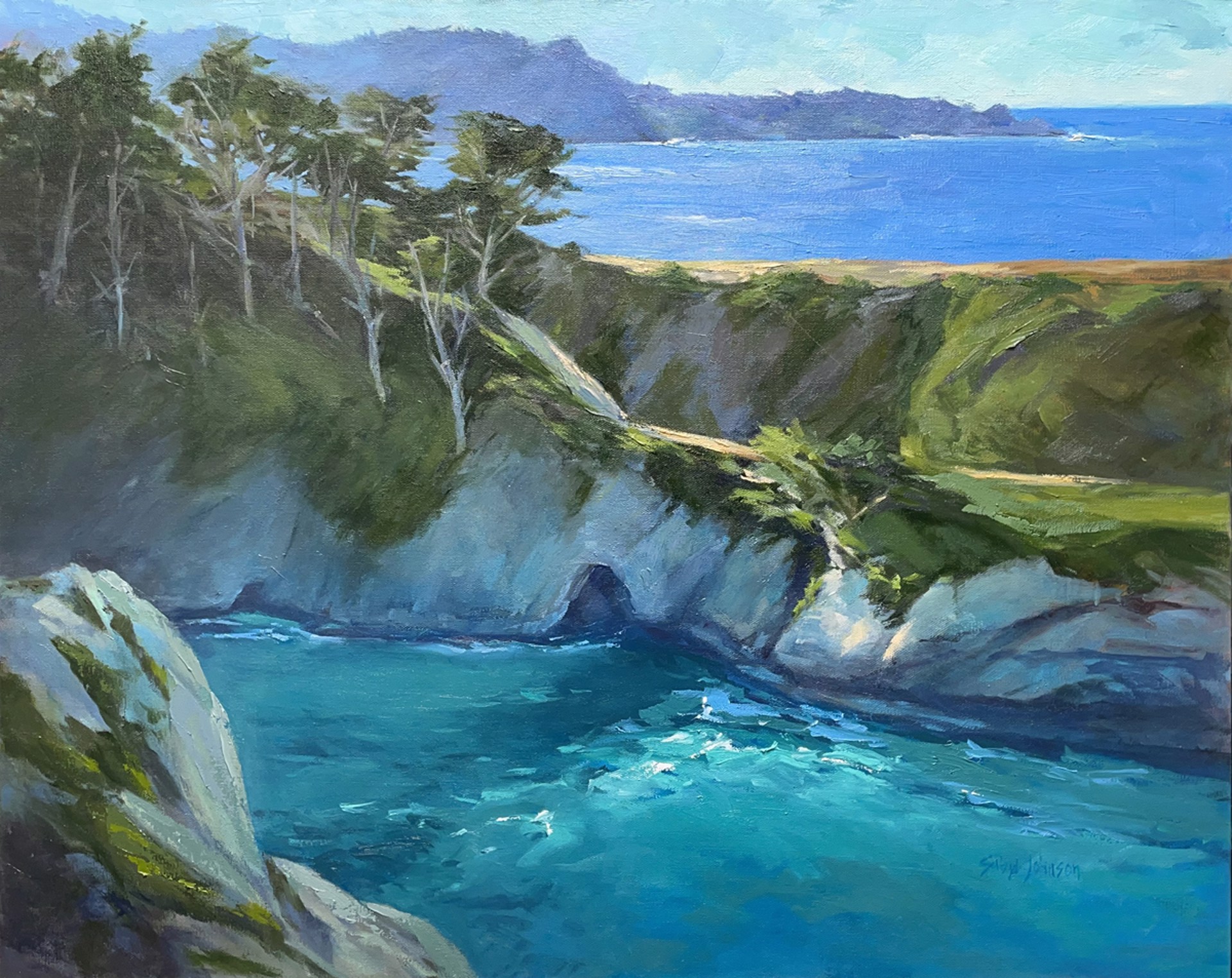 China Cove in Winter by Sibyl Johnson