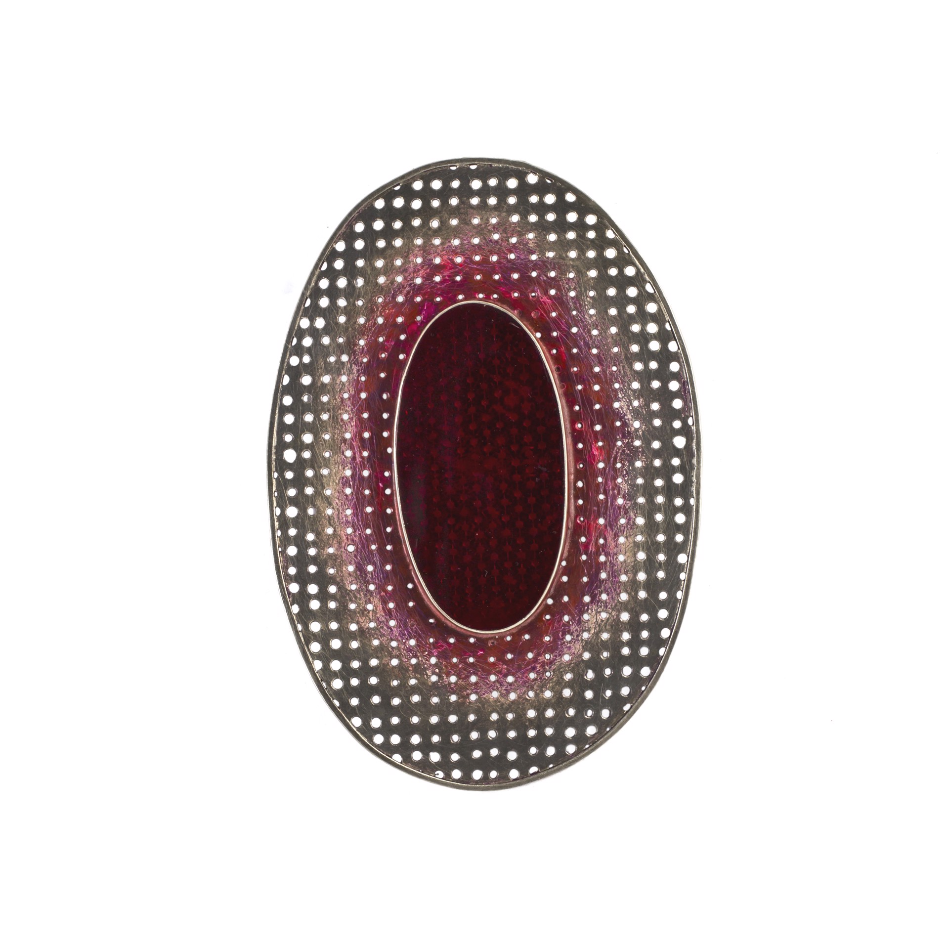 Perforated Brooch, 2014 by Daniel Kruger