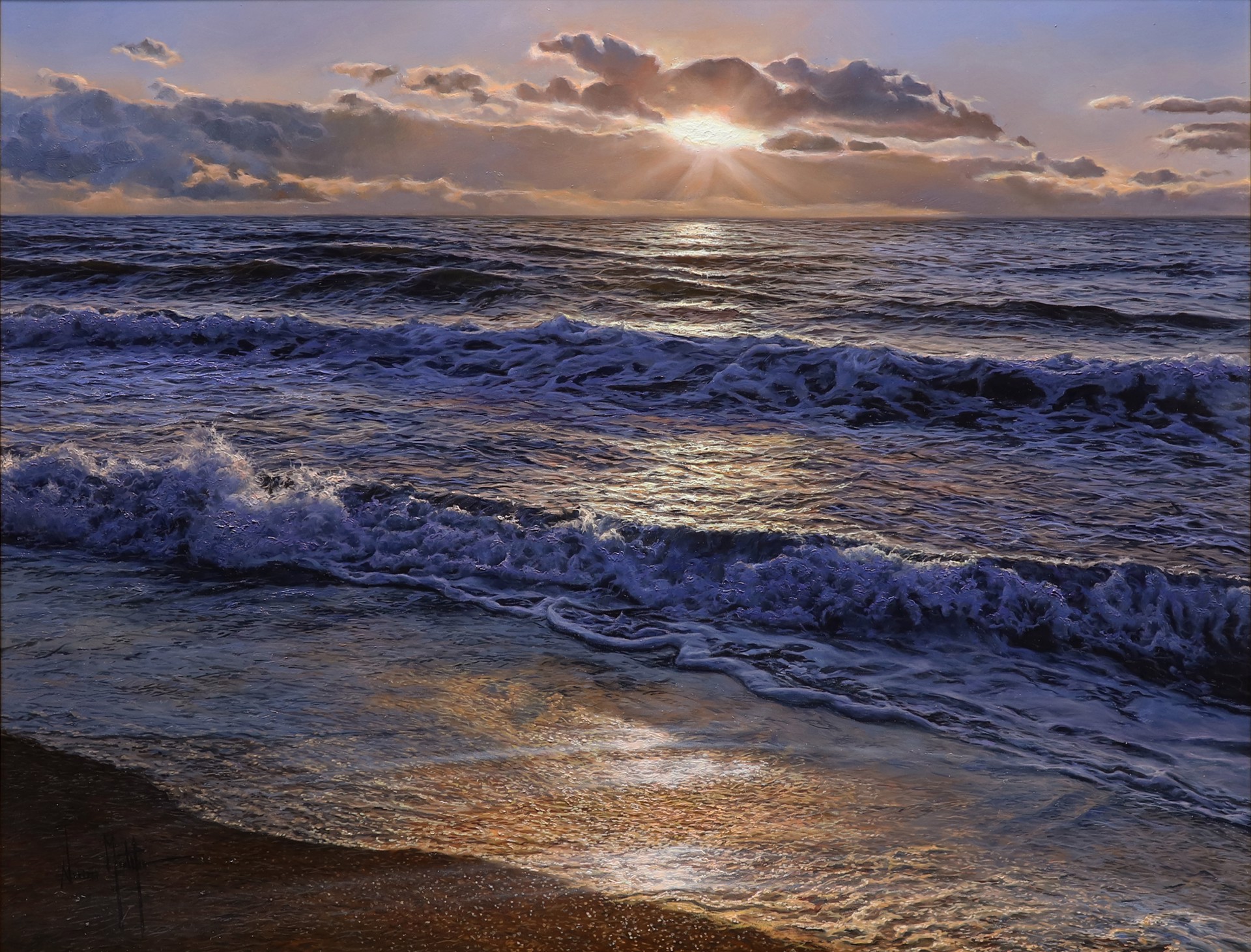 Ocean Shimmers by Alfredo Navarro