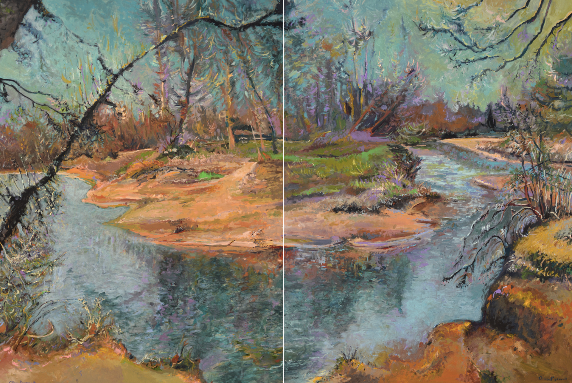 Around The River Bend by Olivia Perreault