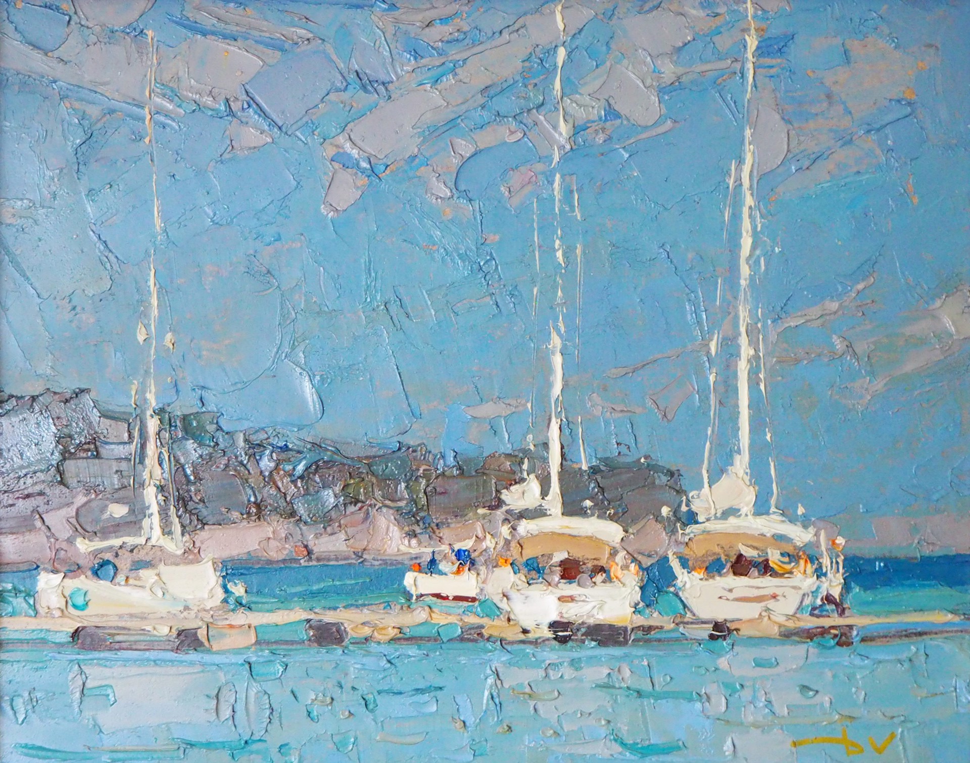 Sail Boats by Daniil Volkov