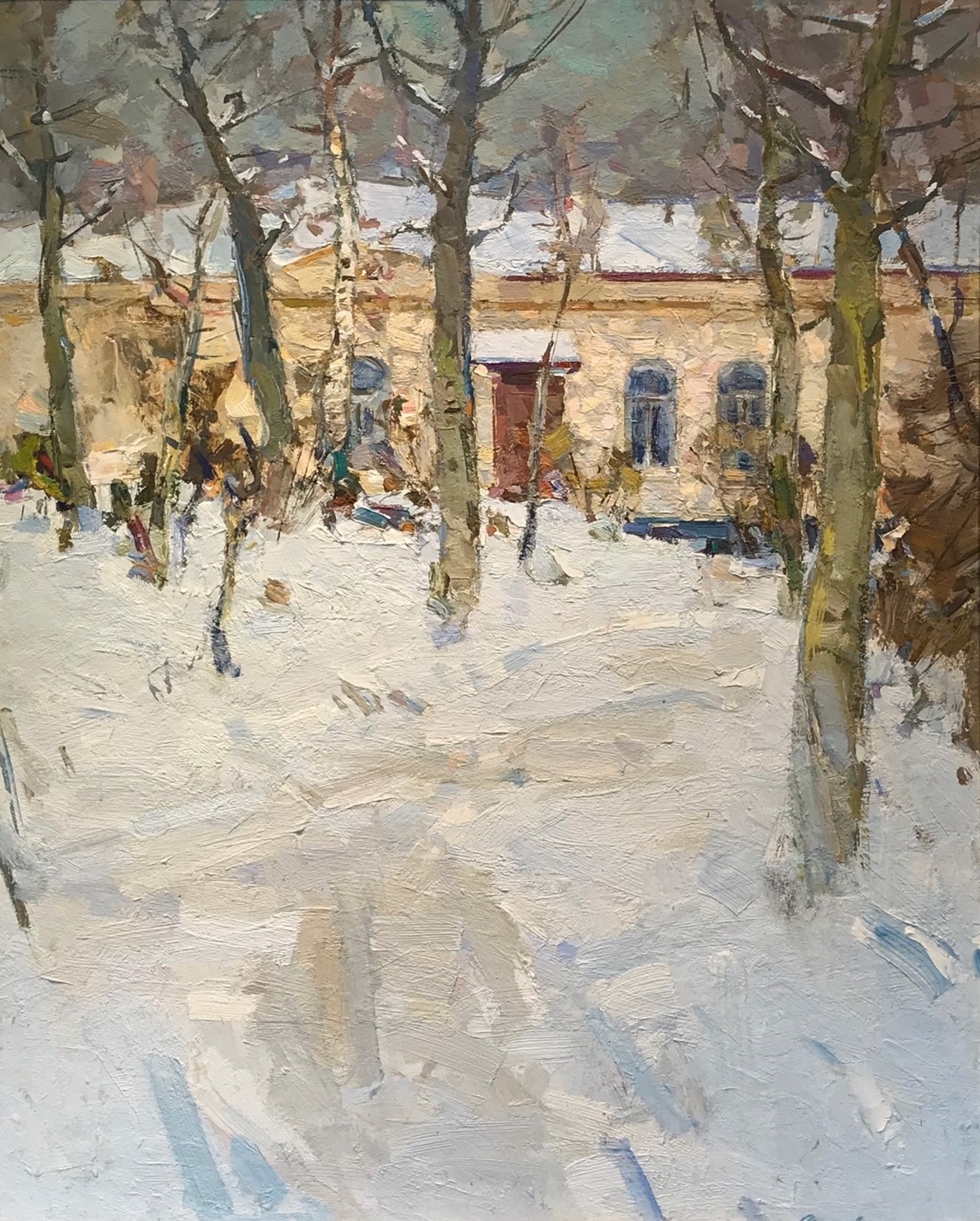 Winter Day in Sednev by Fedor Zakharov