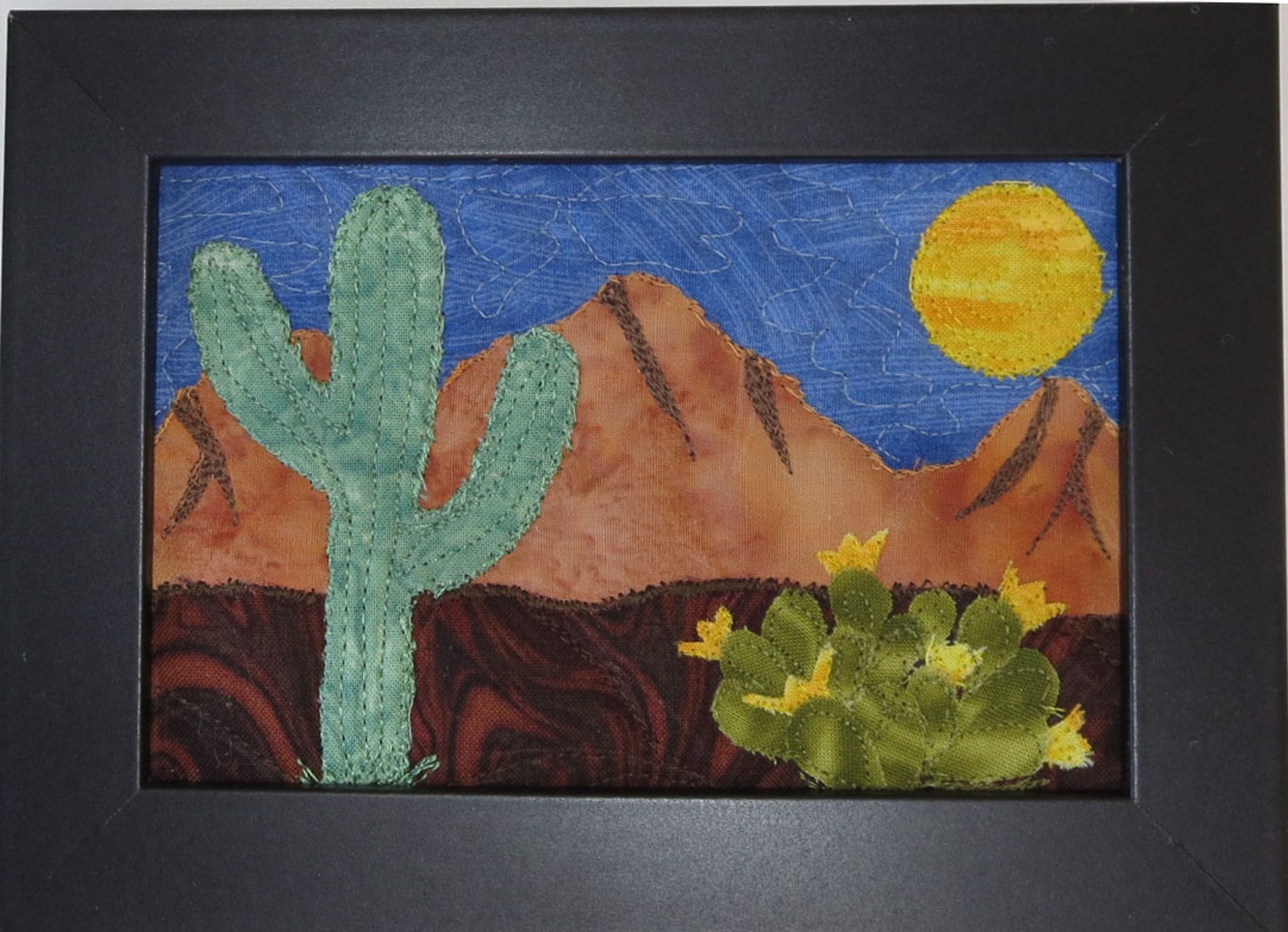 Saguaro framed by Cheryl Langer